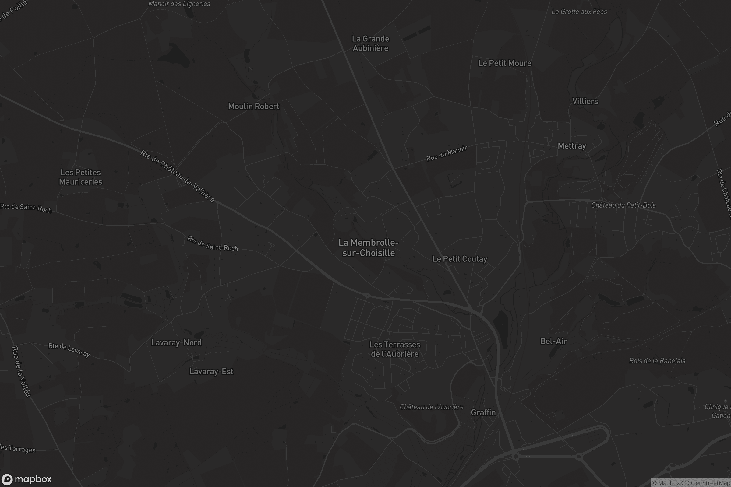 Carte de La Membrolle-sur-Choisille