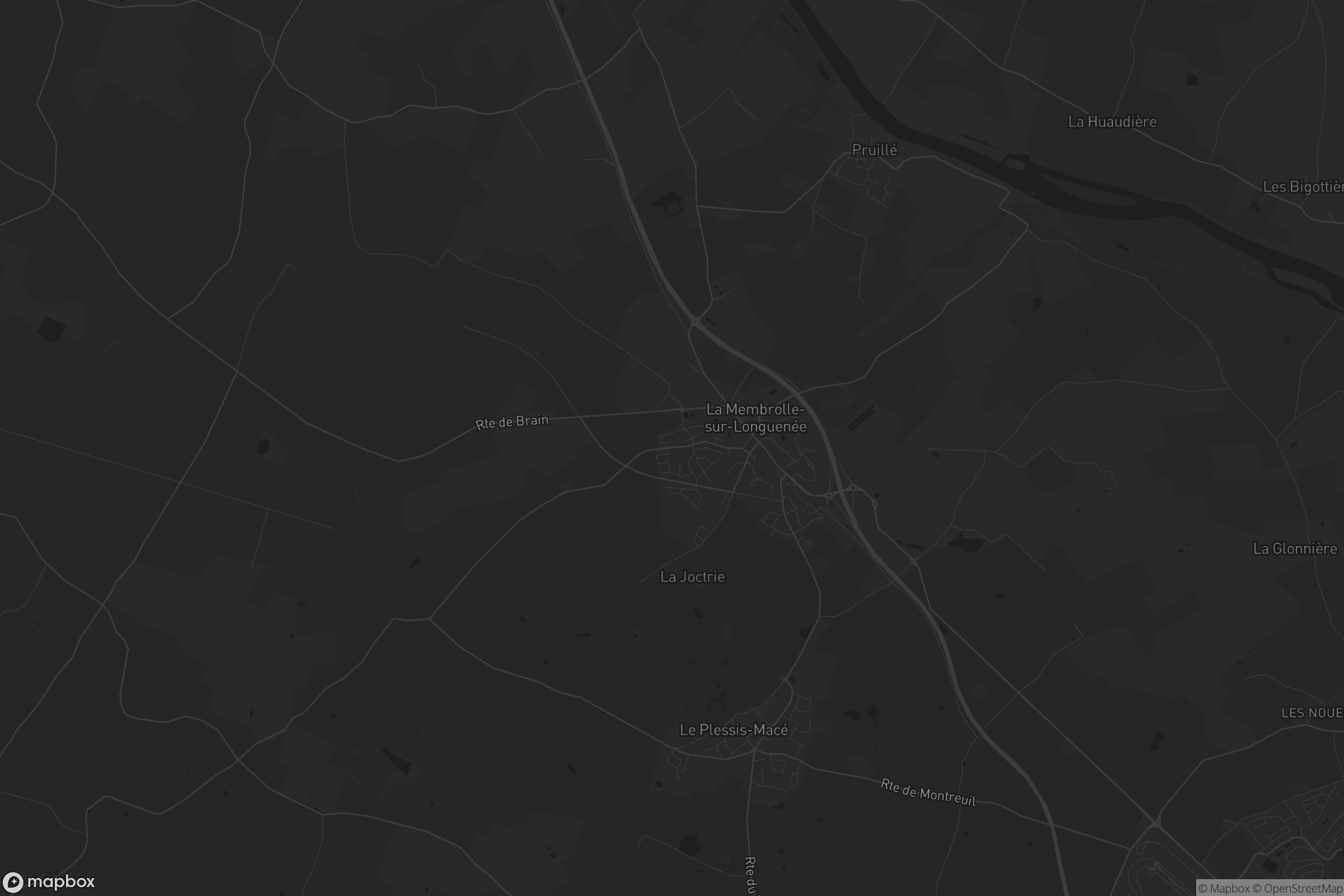 Carte de La Membrolle-sur-Longuenée