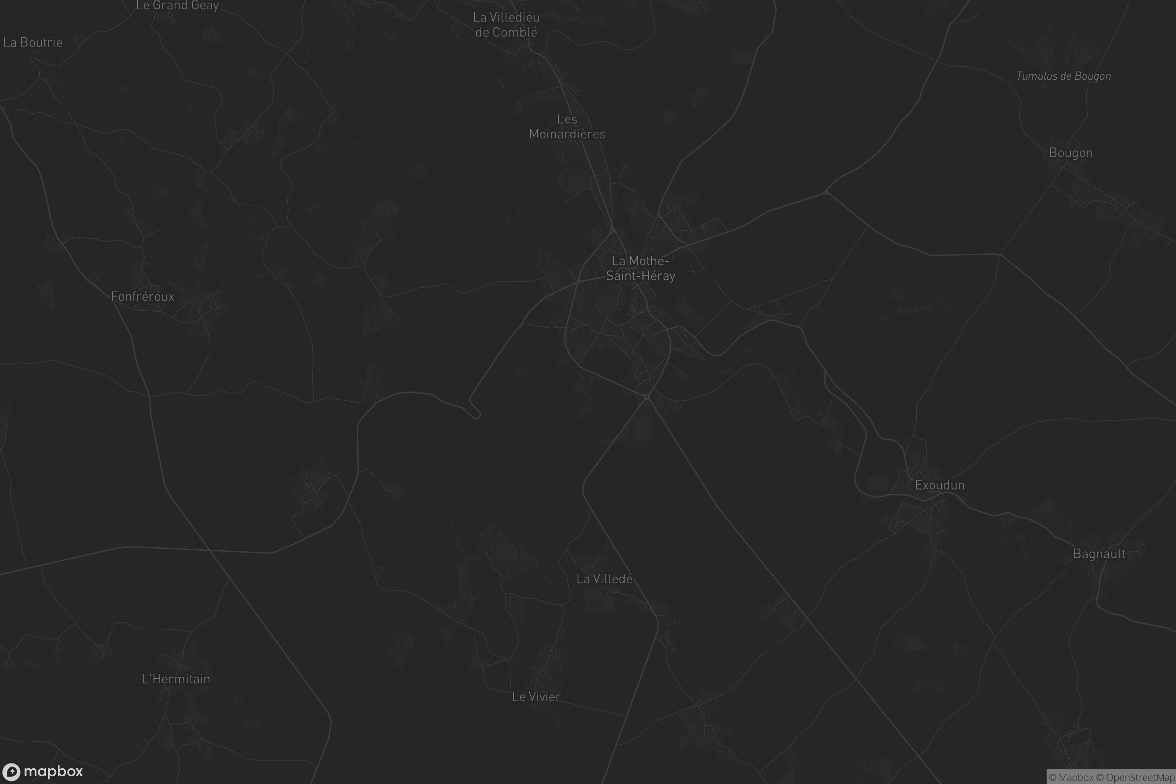 Carte de La Mothe-Saint-Héray