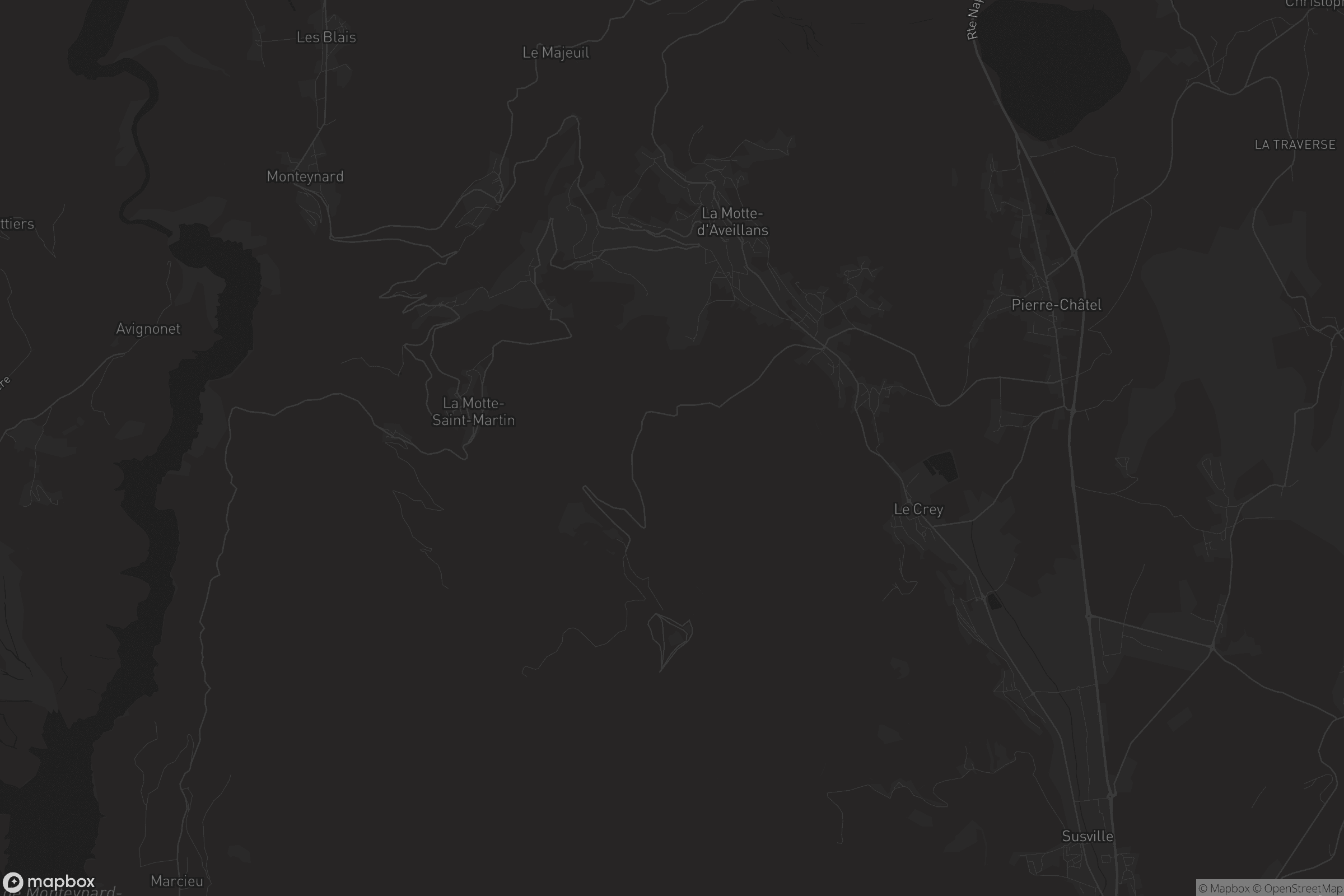 Carte de La Motte-d'Aveillans