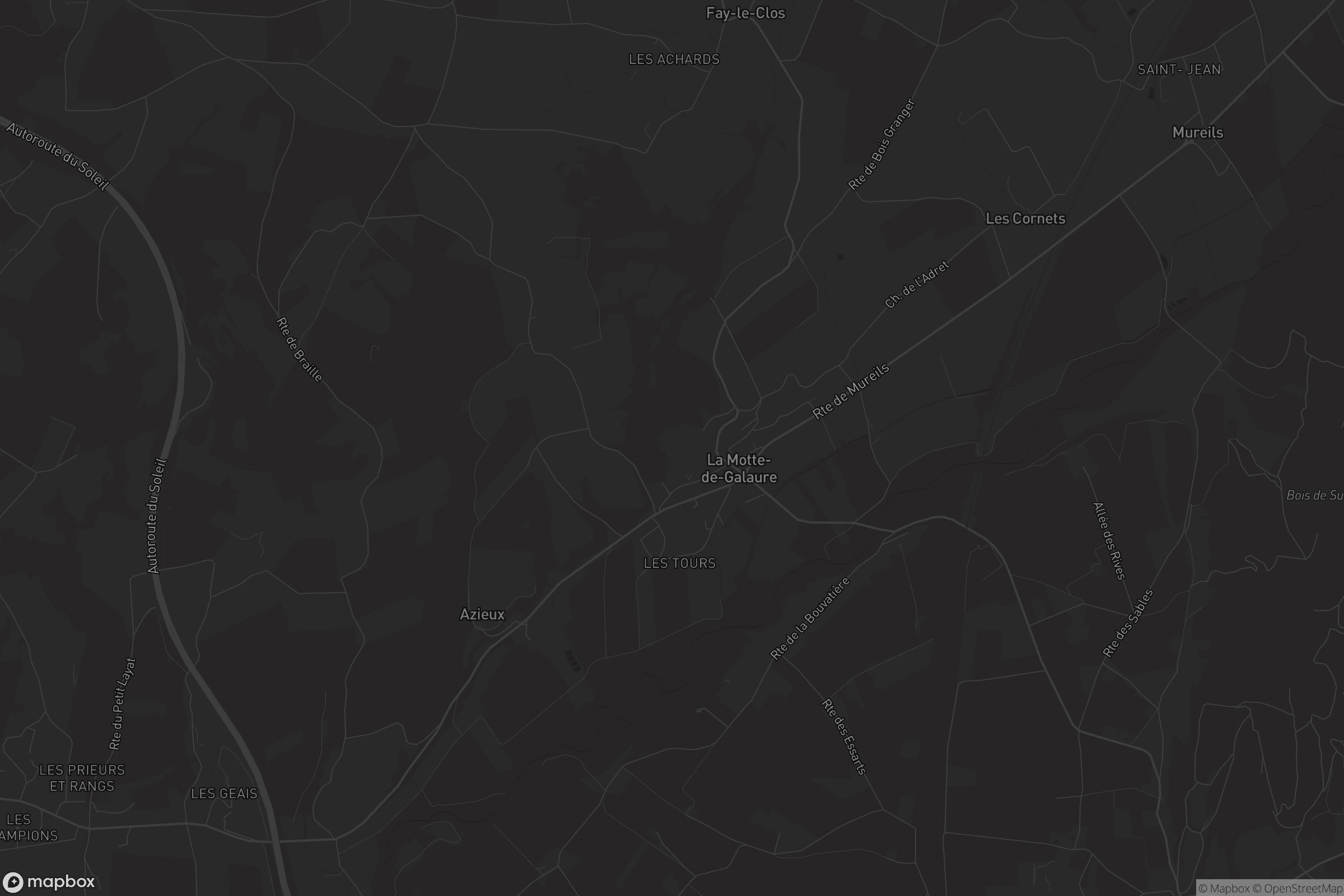 Carte de La Motte-de-Galaure