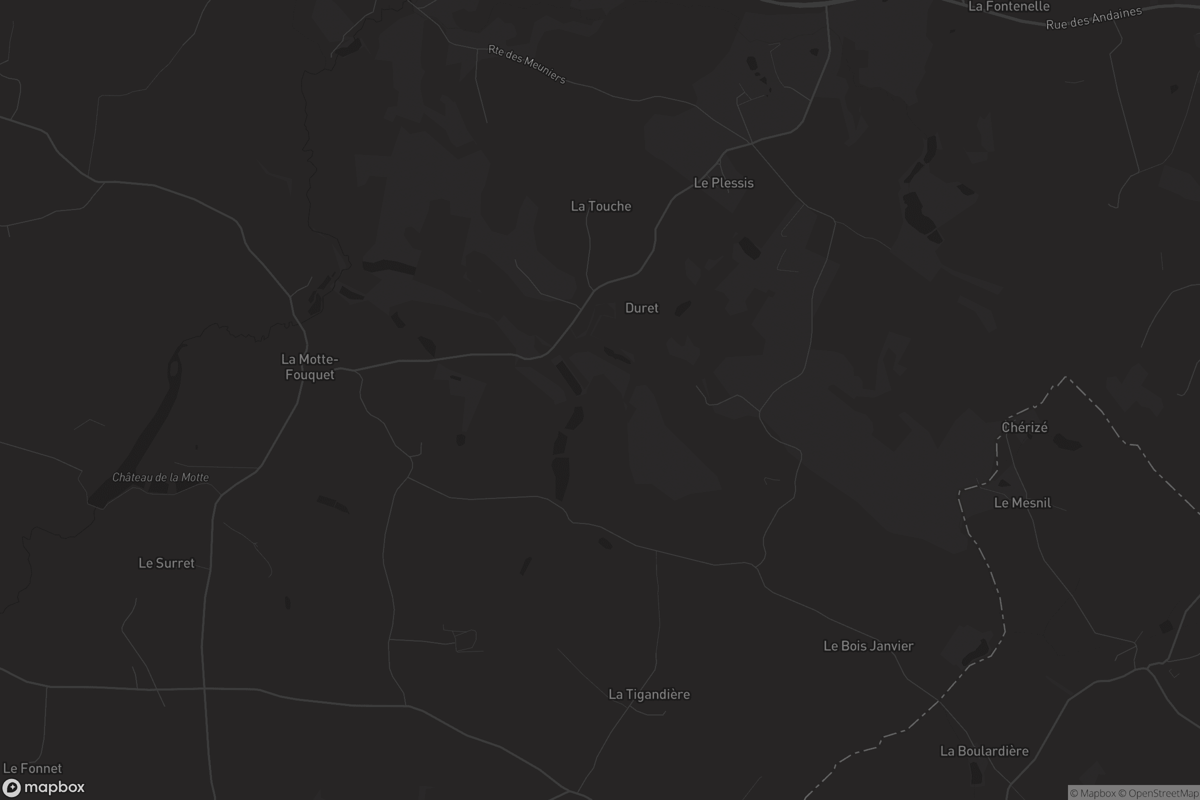 Carte de La Motte-Fouquet