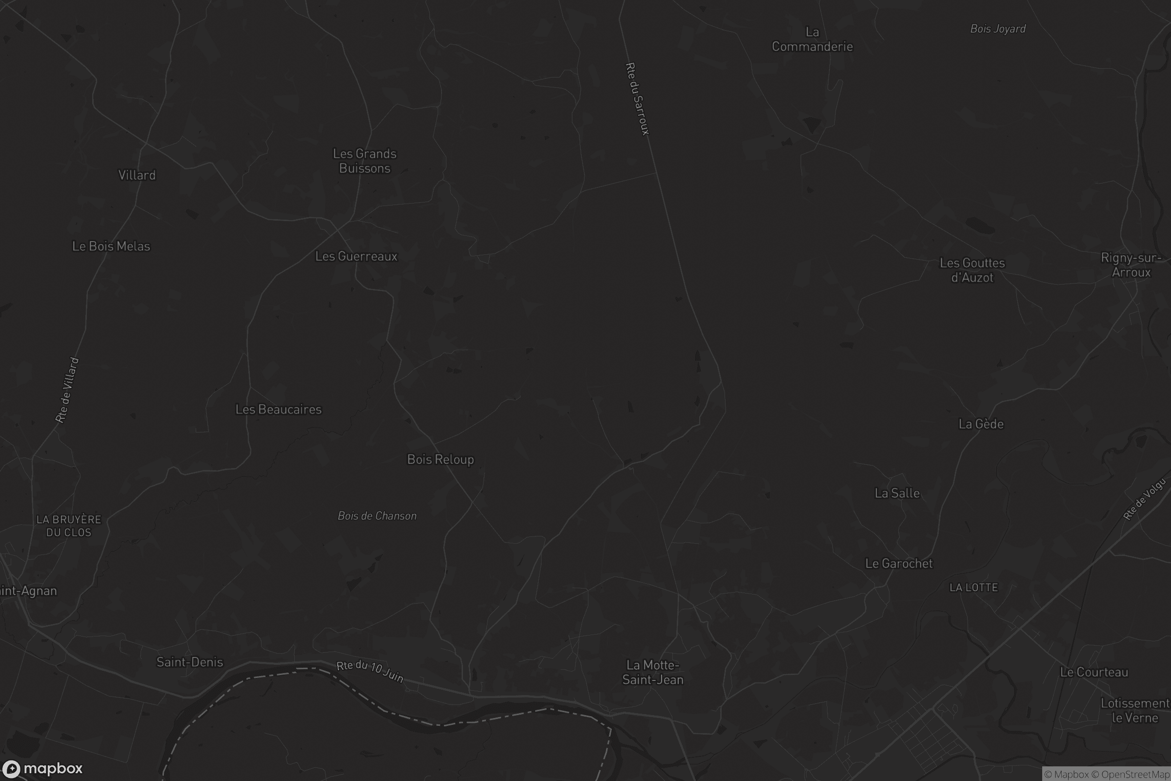 Carte de La Motte-Saint-Jean