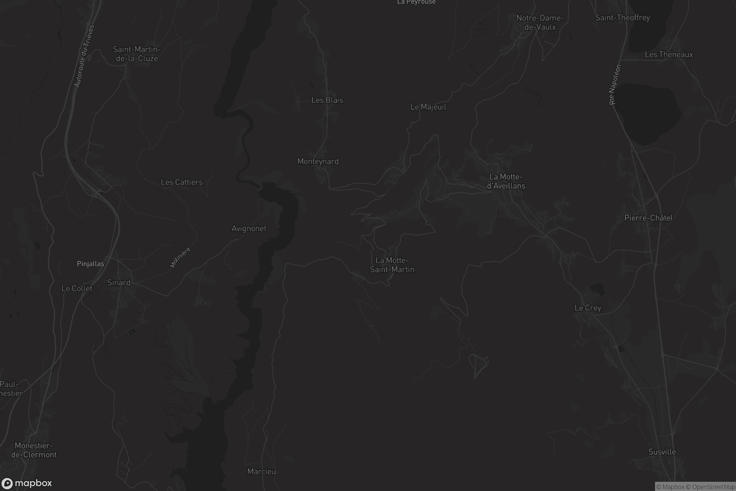 Carte de La Motte-Saint-Martin