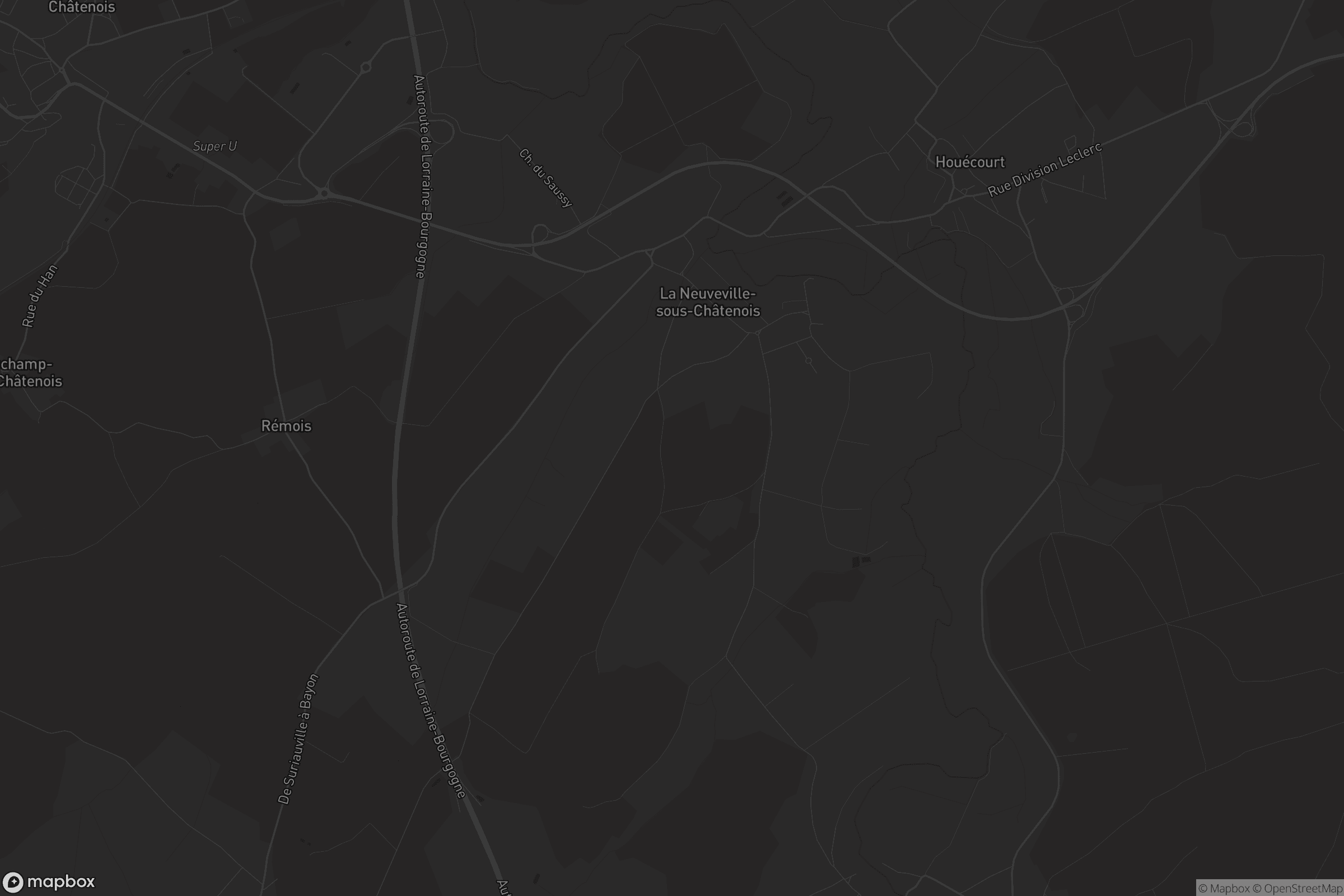 Carte de La Neuveville-sous-Châtenois