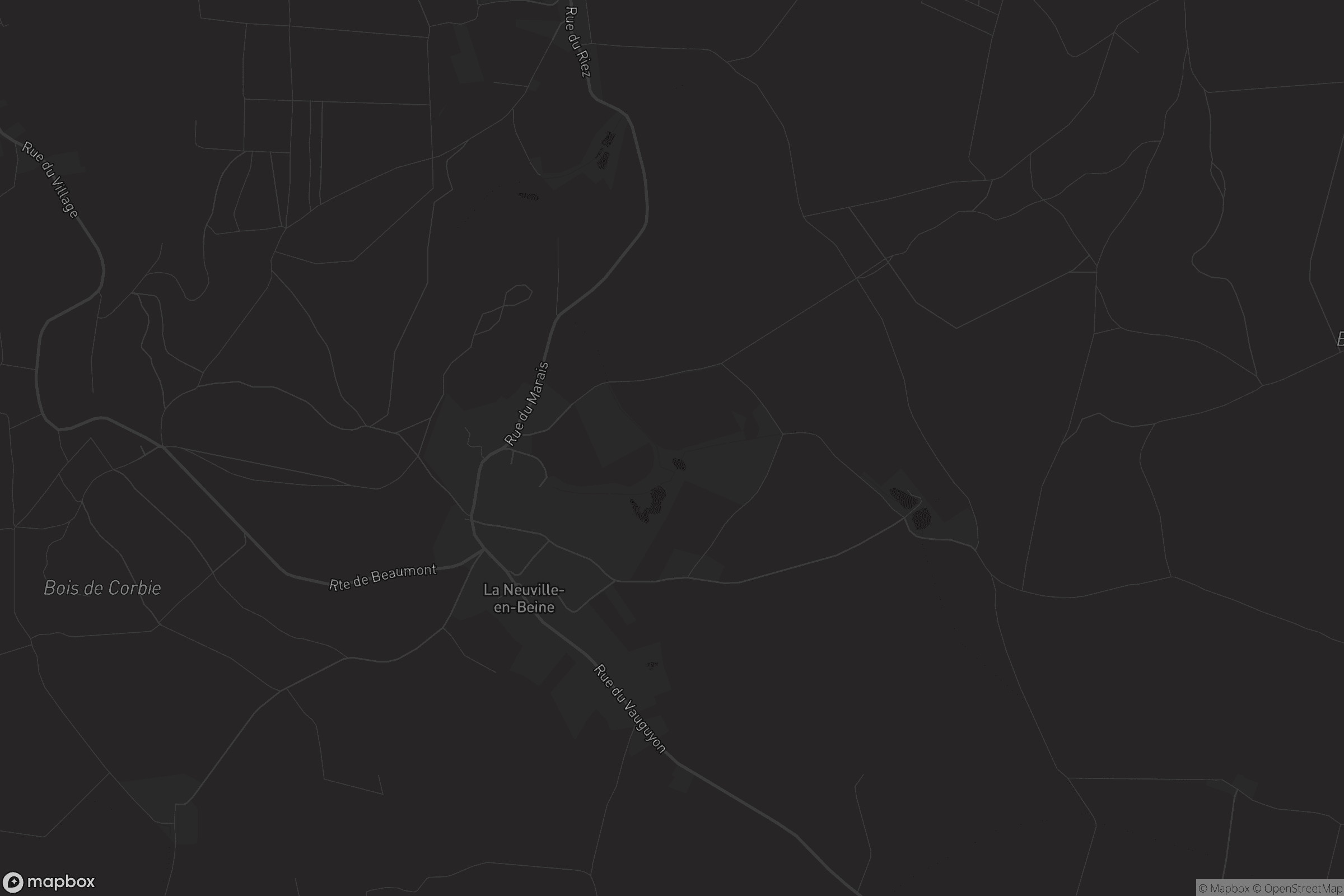 Carte de La Neuville-en-Beine