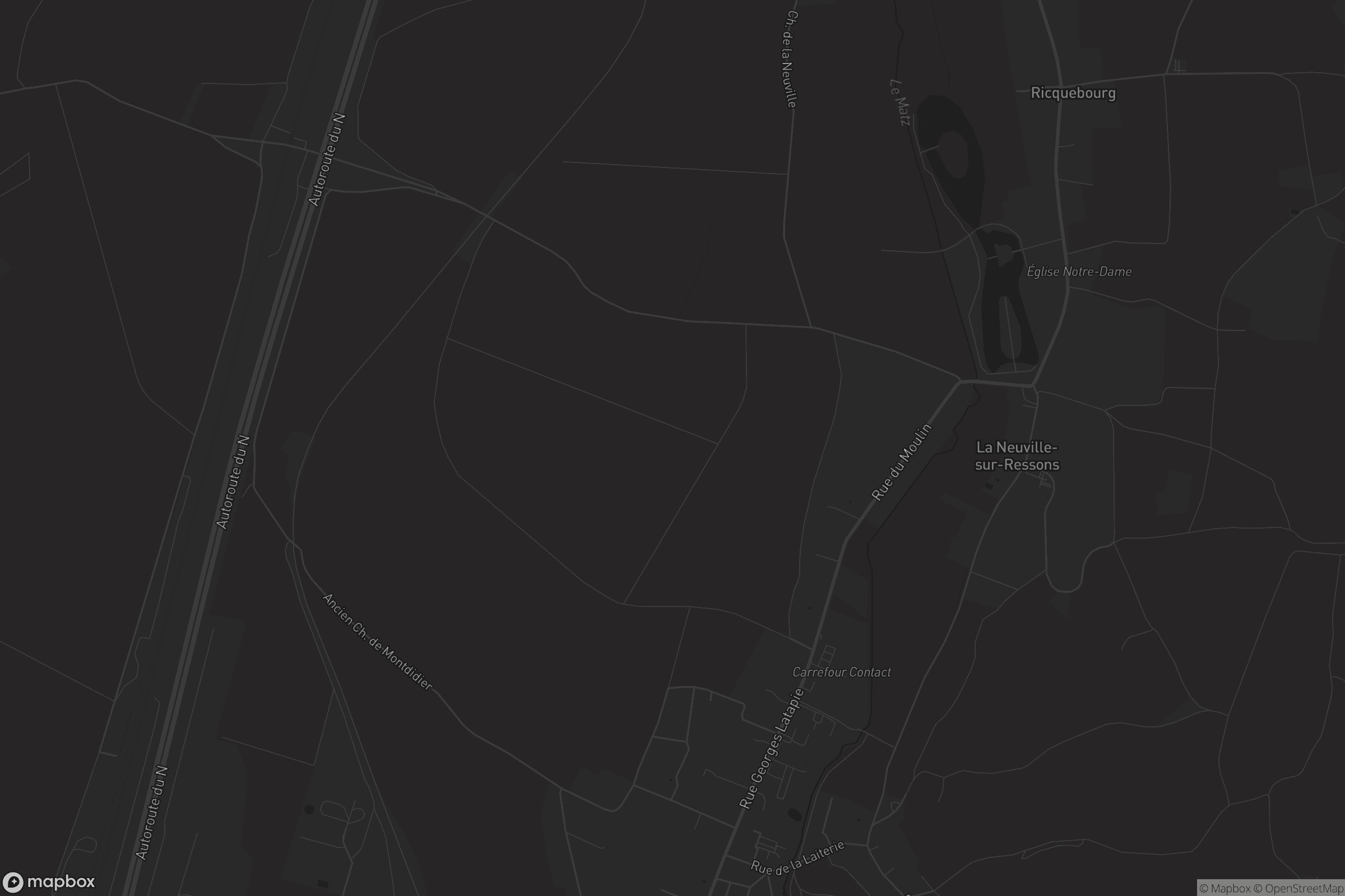 Carte de La Neuville-sur-Ressons