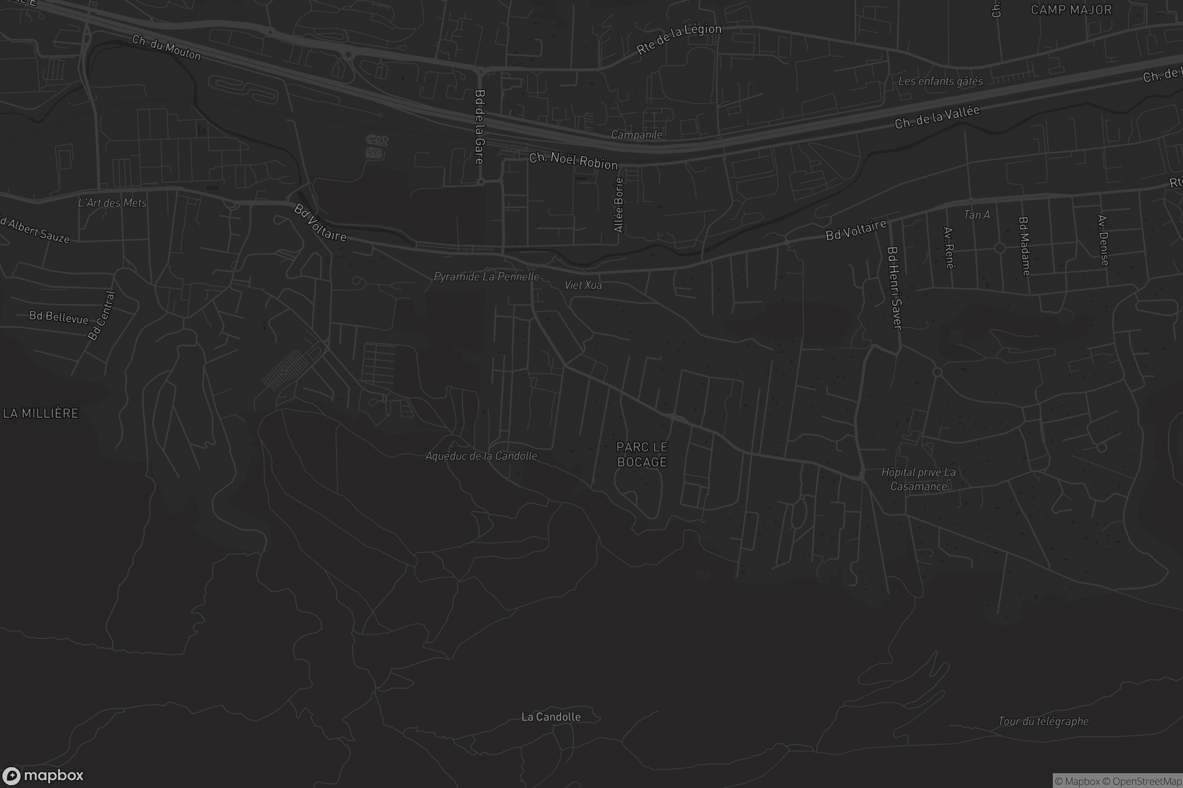 Carte de La Penne-sur-Huveaune