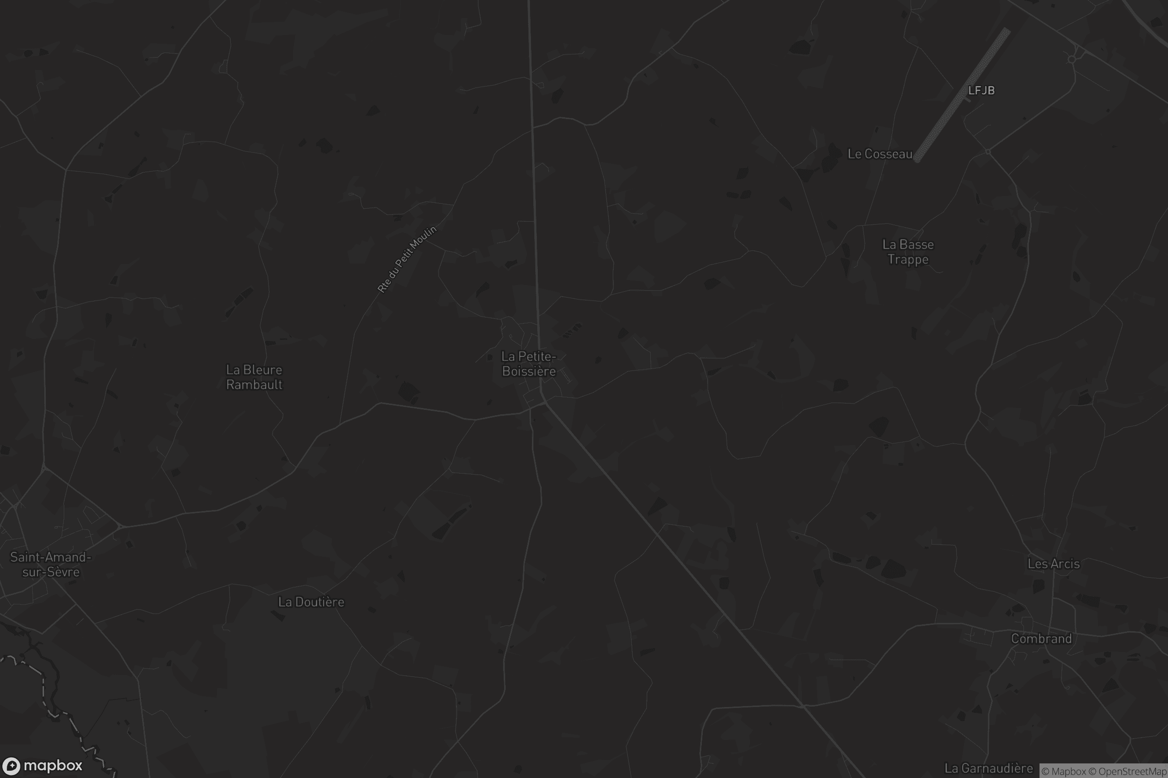 Carte de La Petite-Boissière