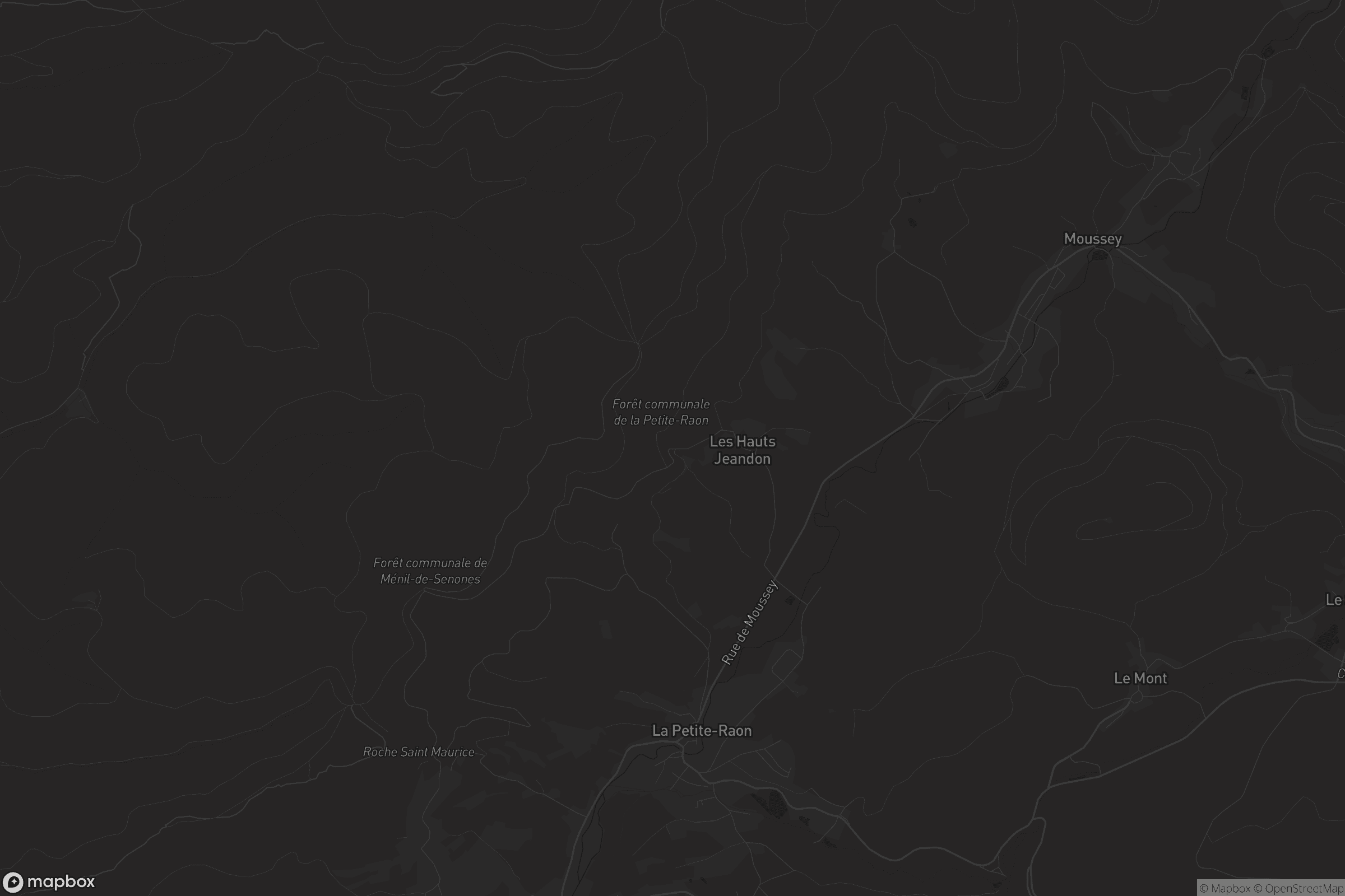 Carte de La Petite-Raon