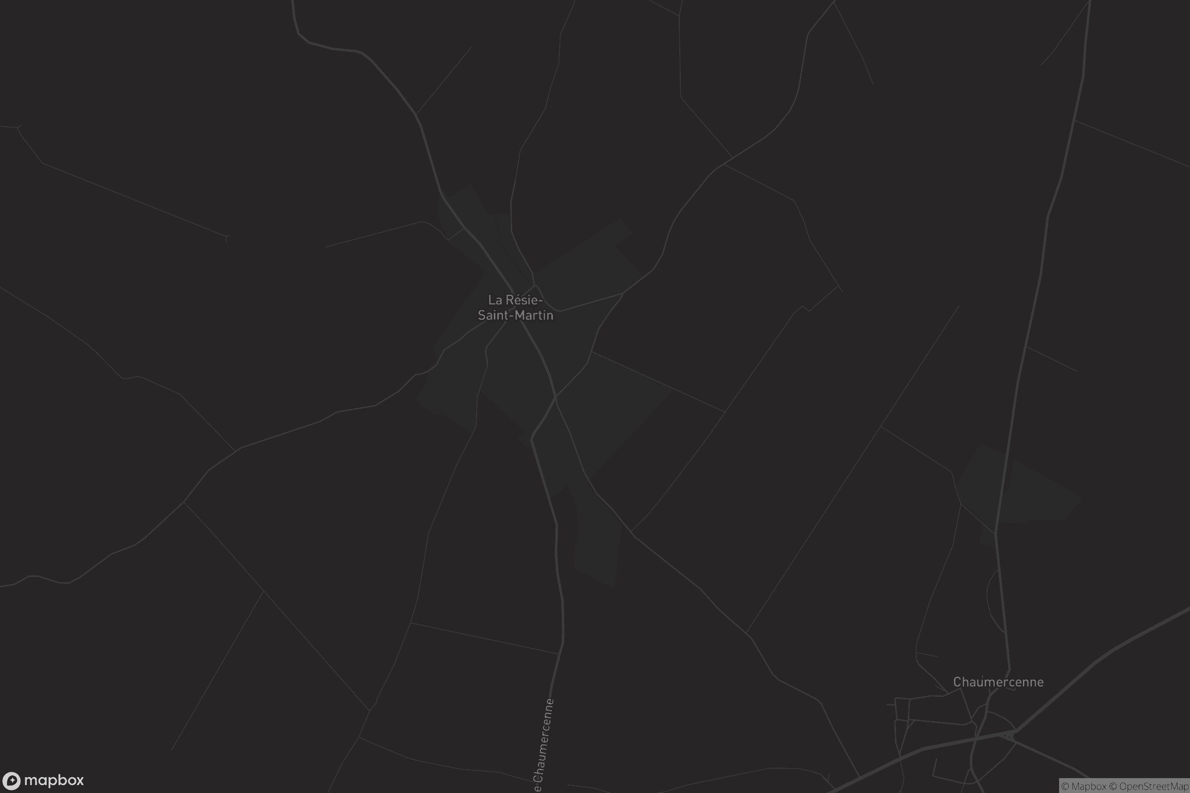 Carte de La Résie-Saint-Martin