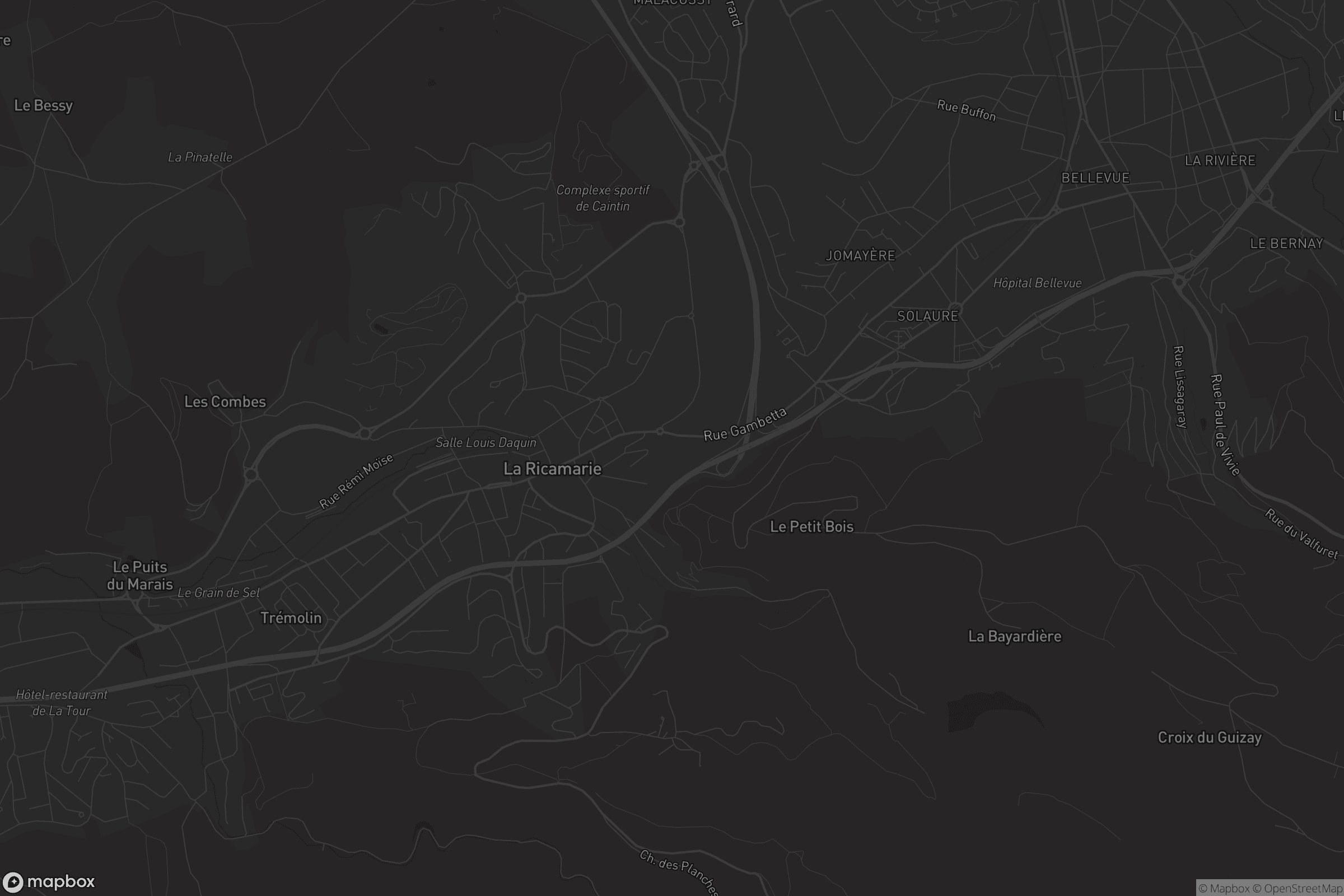 Carte de La Ricamarie