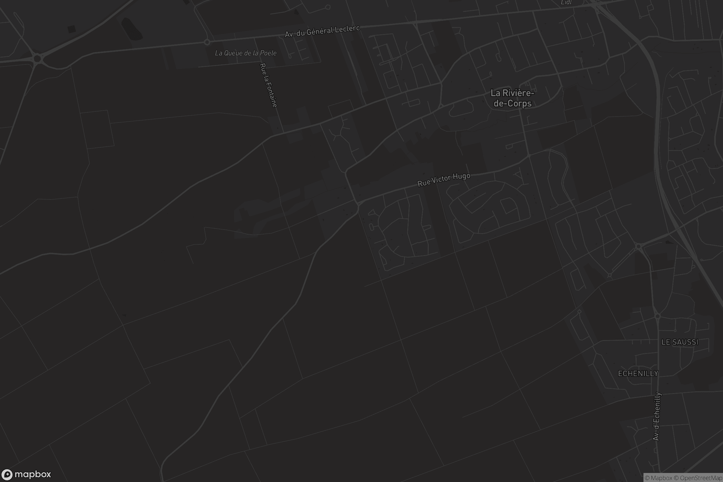 Carte de La Rivière-de-Corps