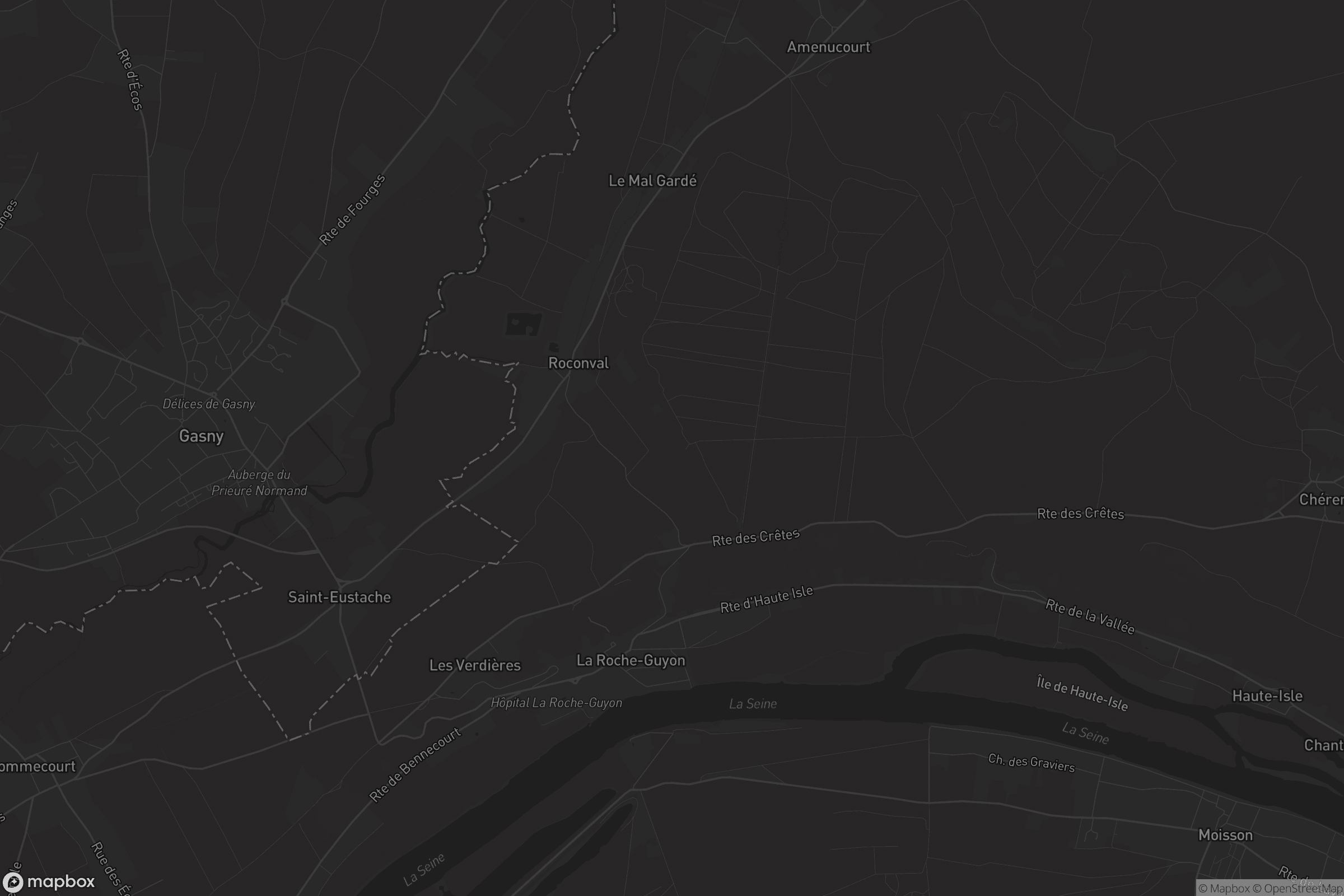 Carte de La Roche-Guyon