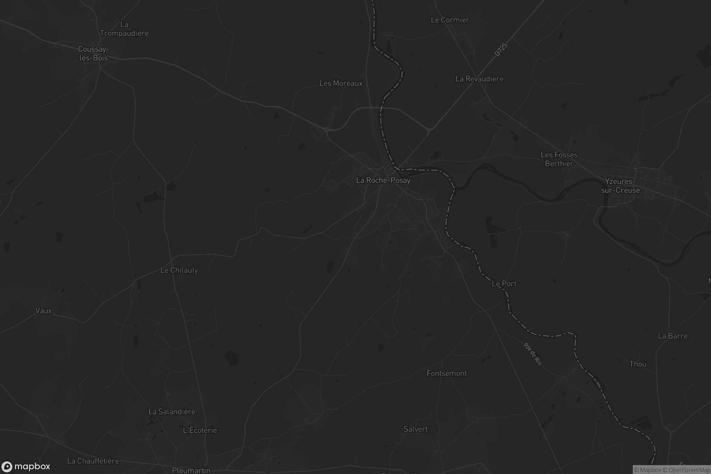 Carte de La Roche-Posay