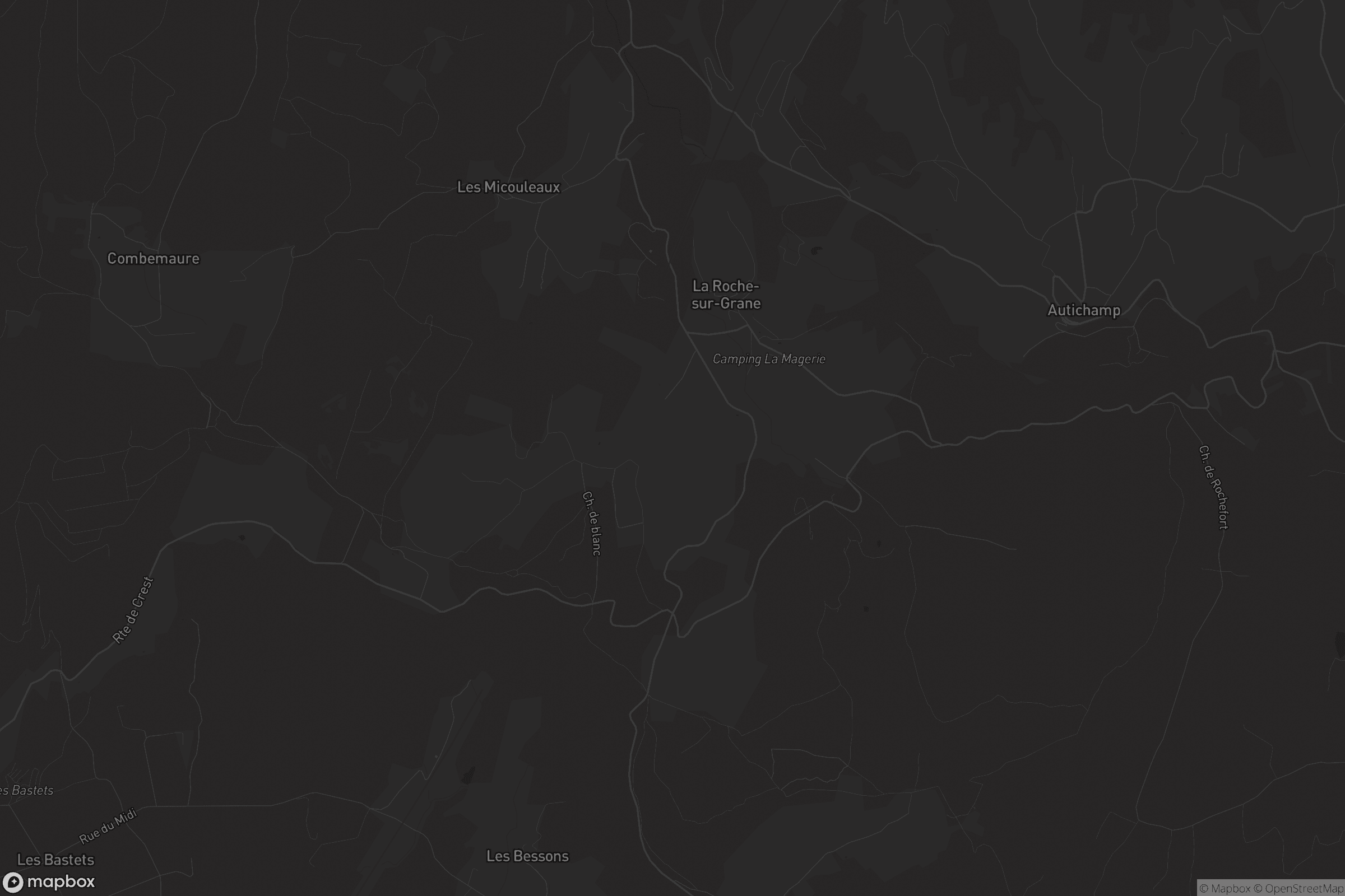 Carte de La Roche-sur-Grane