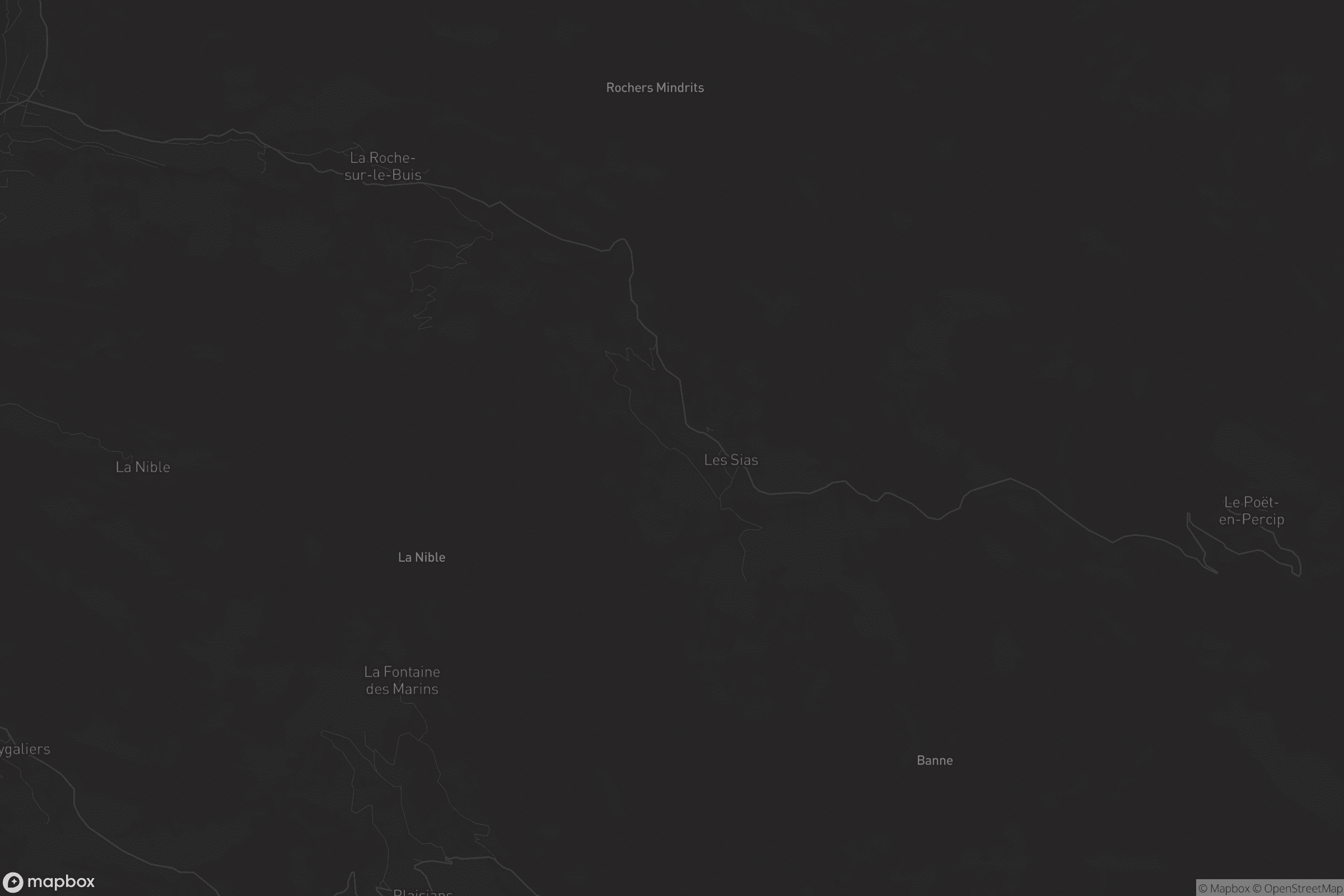 Carte de La Roche-sur-le-Buis