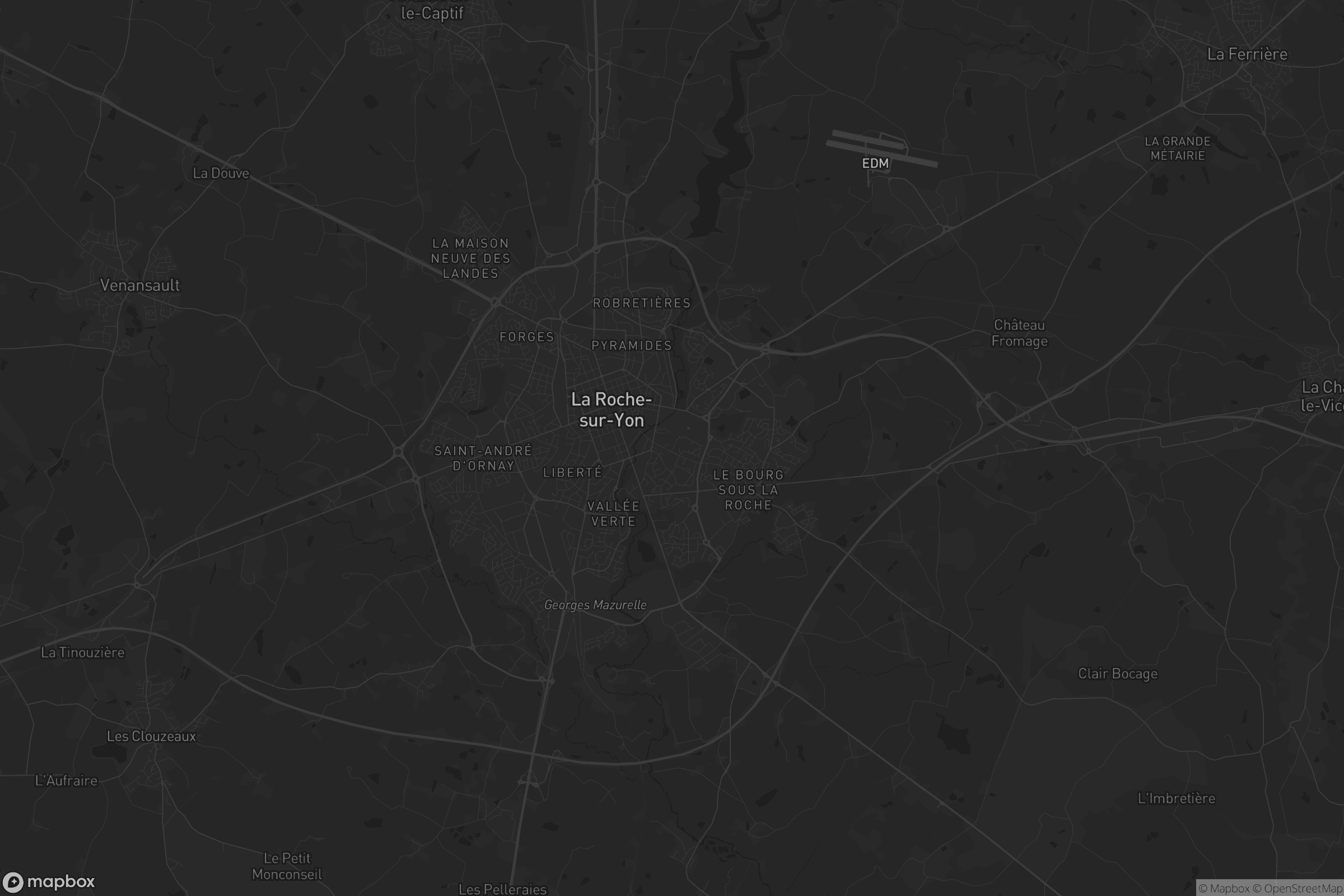 Carte de La Roche-sur-Yon