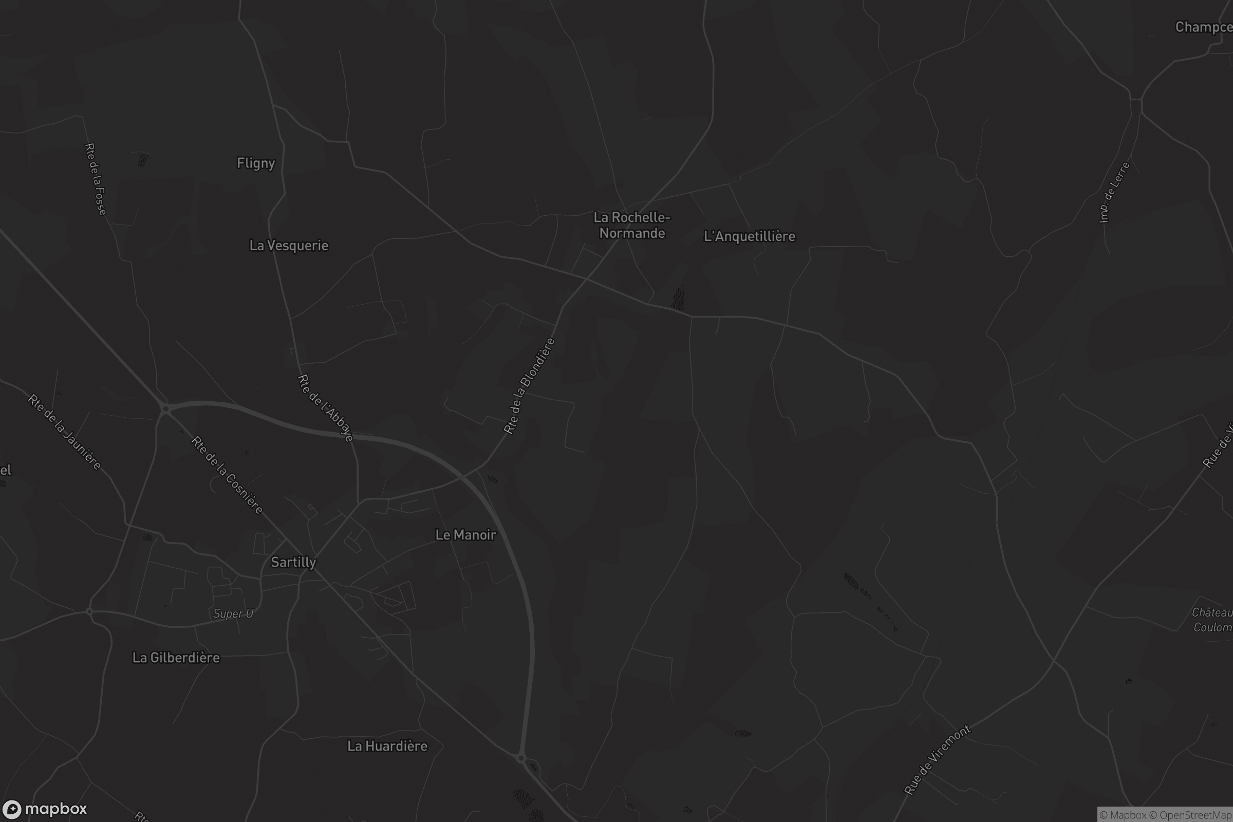 Carte de La Rochelle-Normande