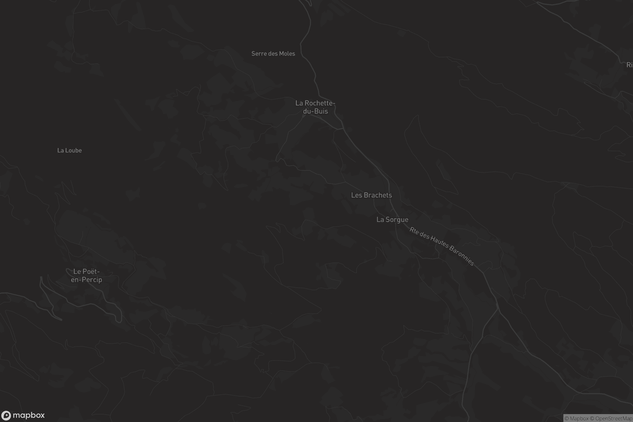 Carte de La Rochette-du-Buis