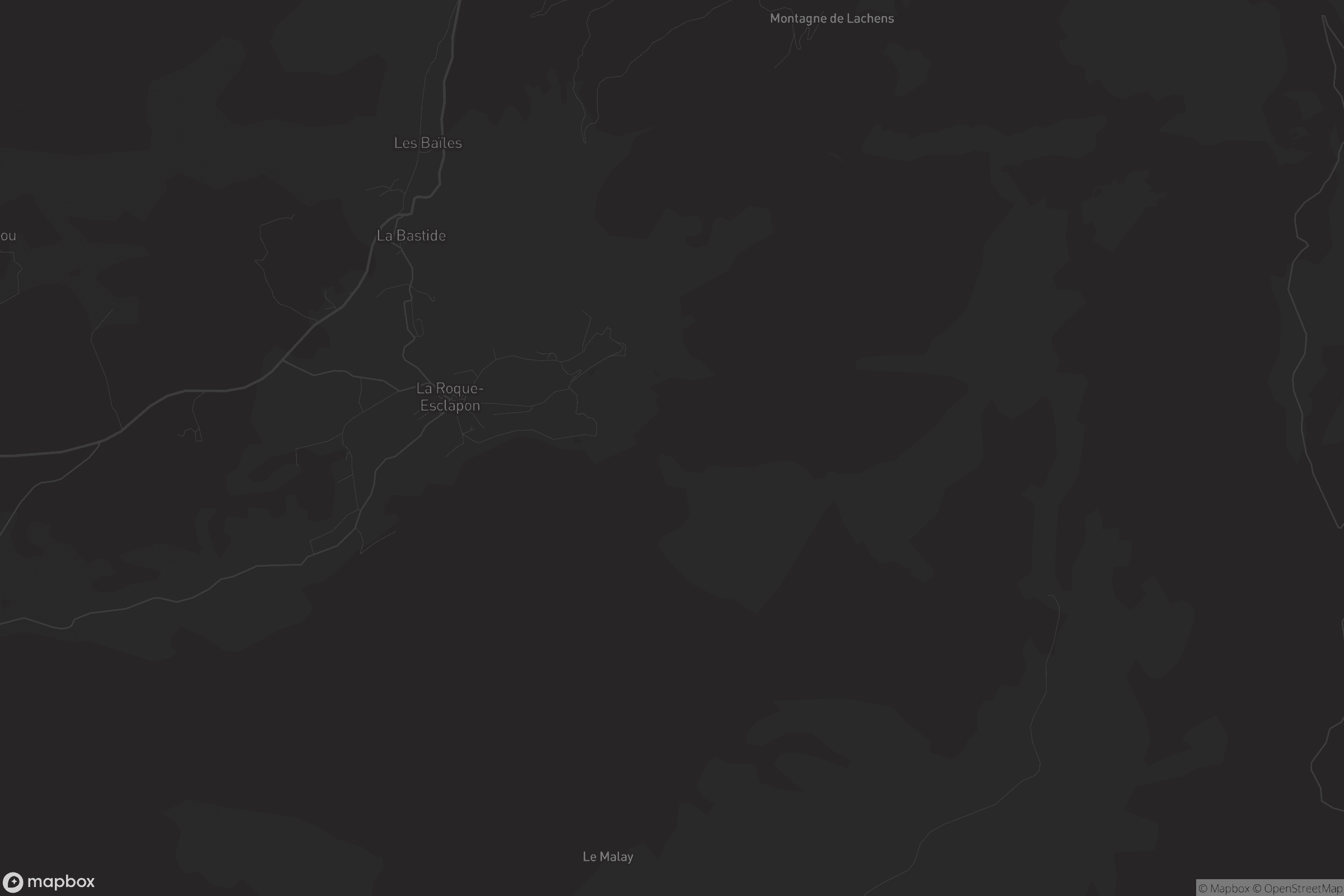 Carte de La Roque-Esclapon