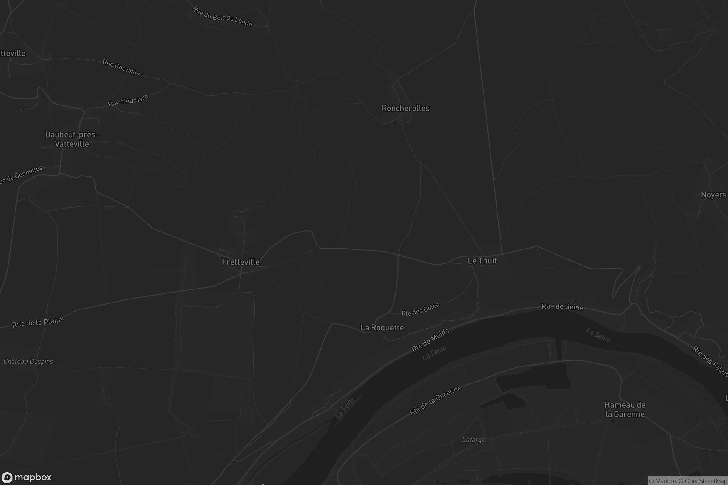 Carte de La Roquette