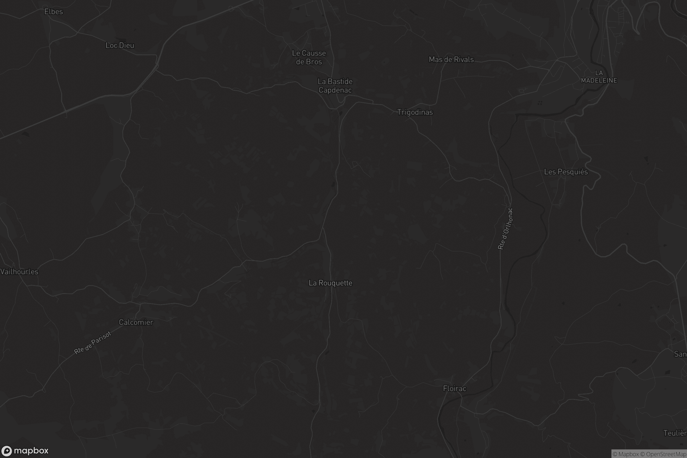 Carte de La Rouquette