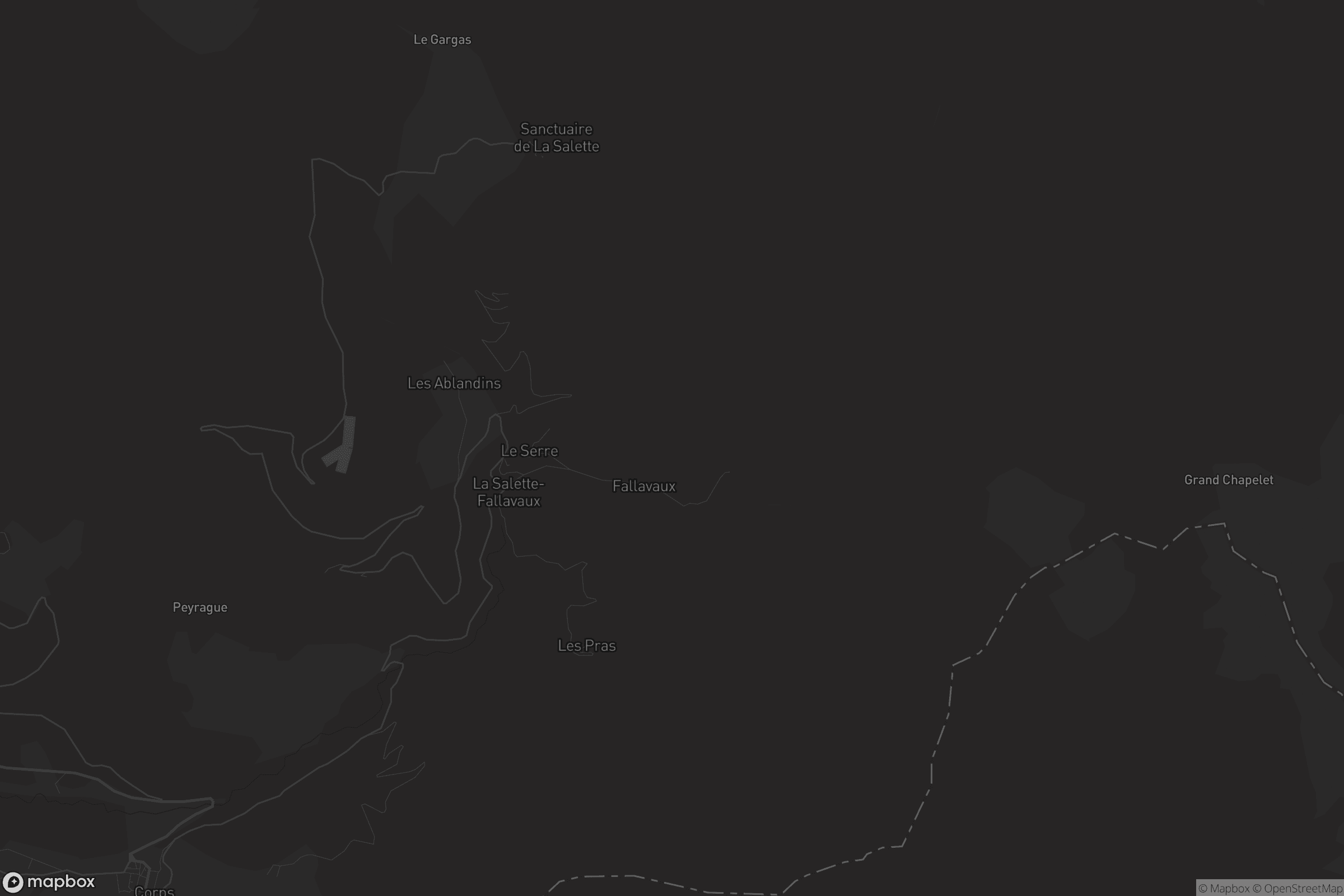 Carte de La Salette-Fallavaux