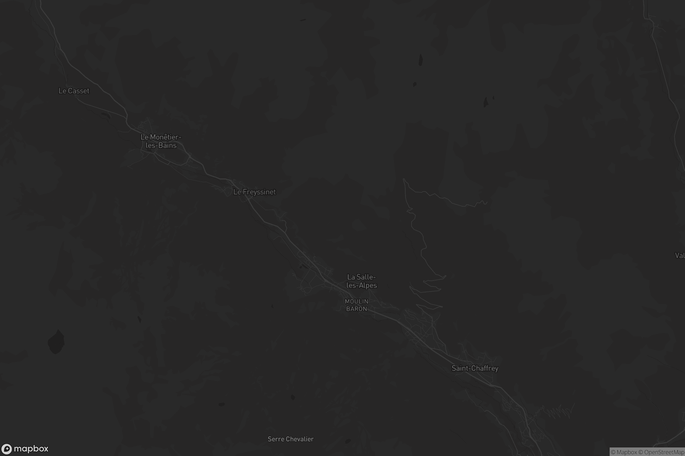 Carte de La Salle-les-Alpes