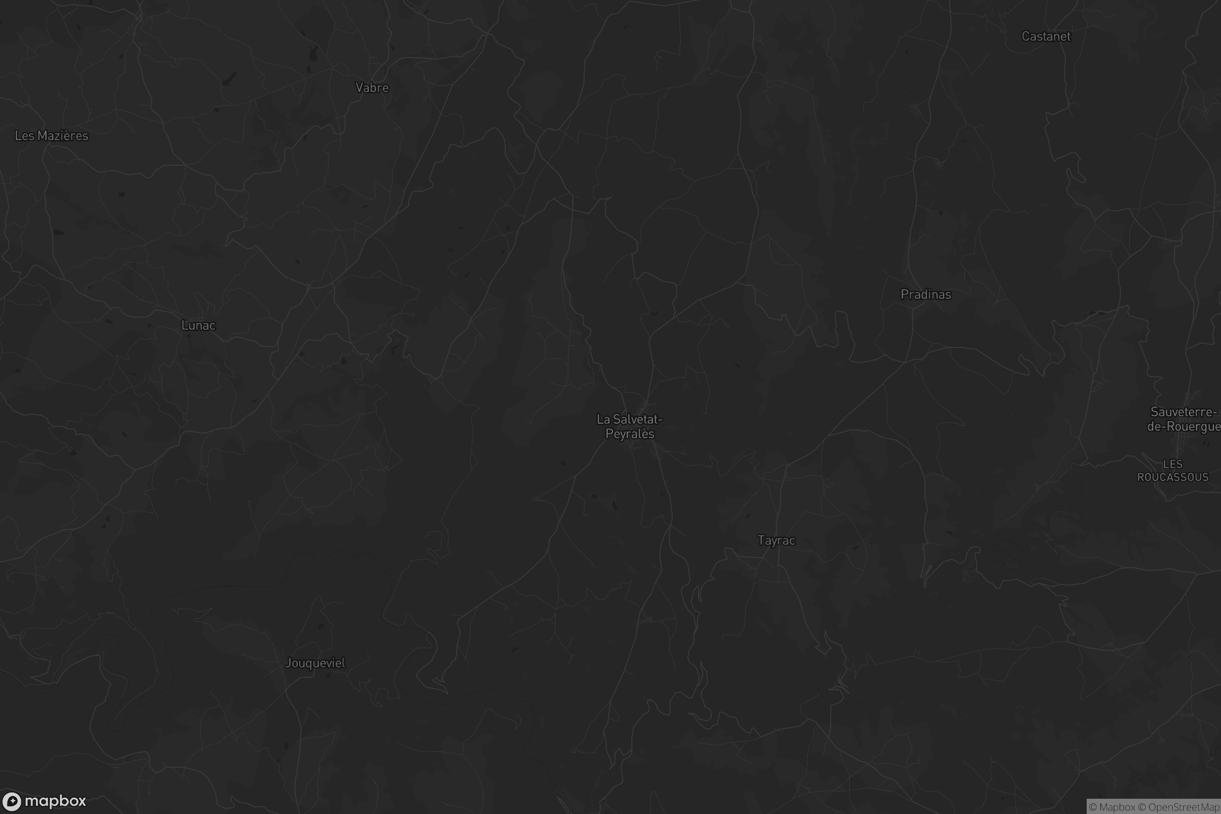 Carte de La Salvetat-Peyralès