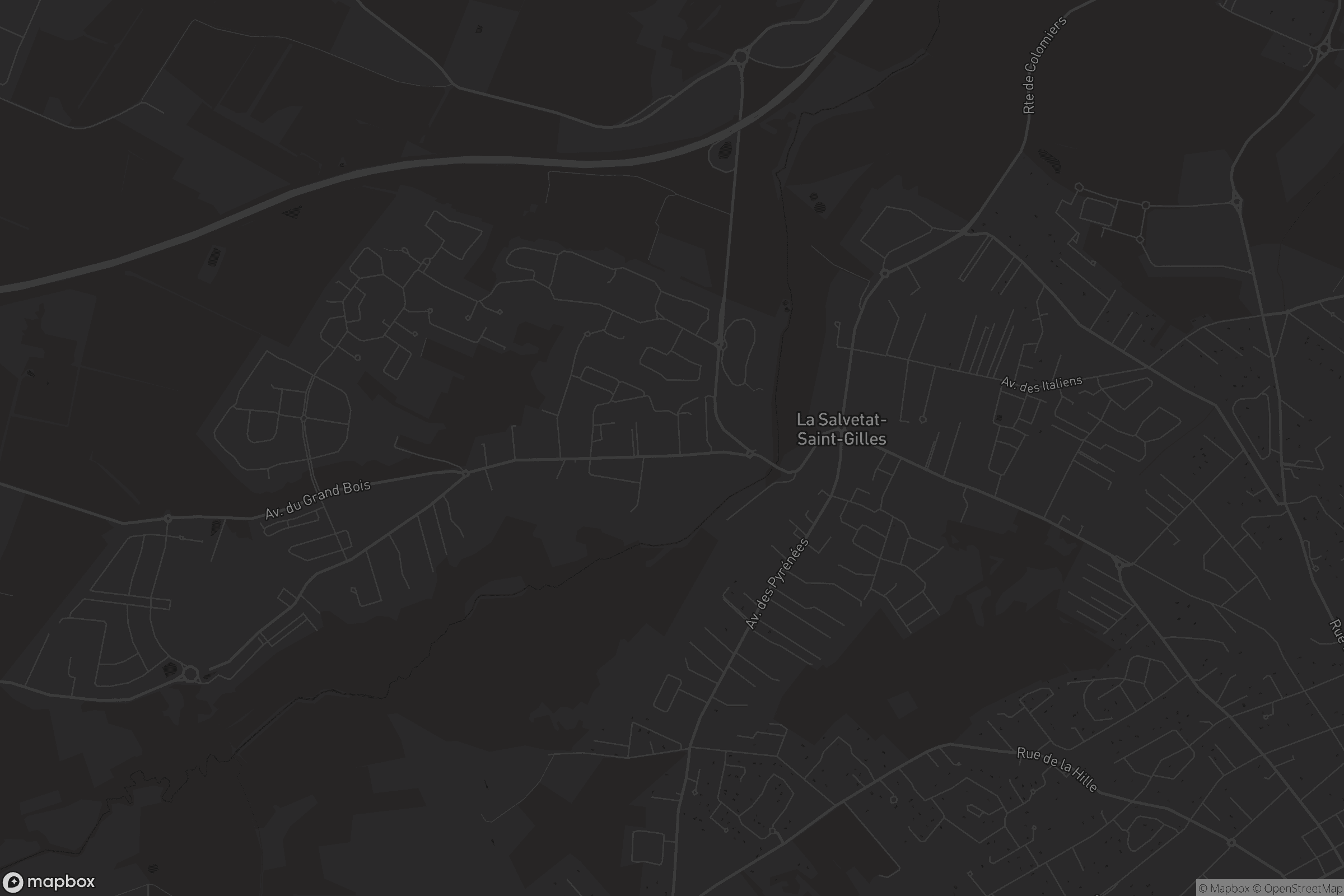 Carte de La Salvetat-Saint-Gilles