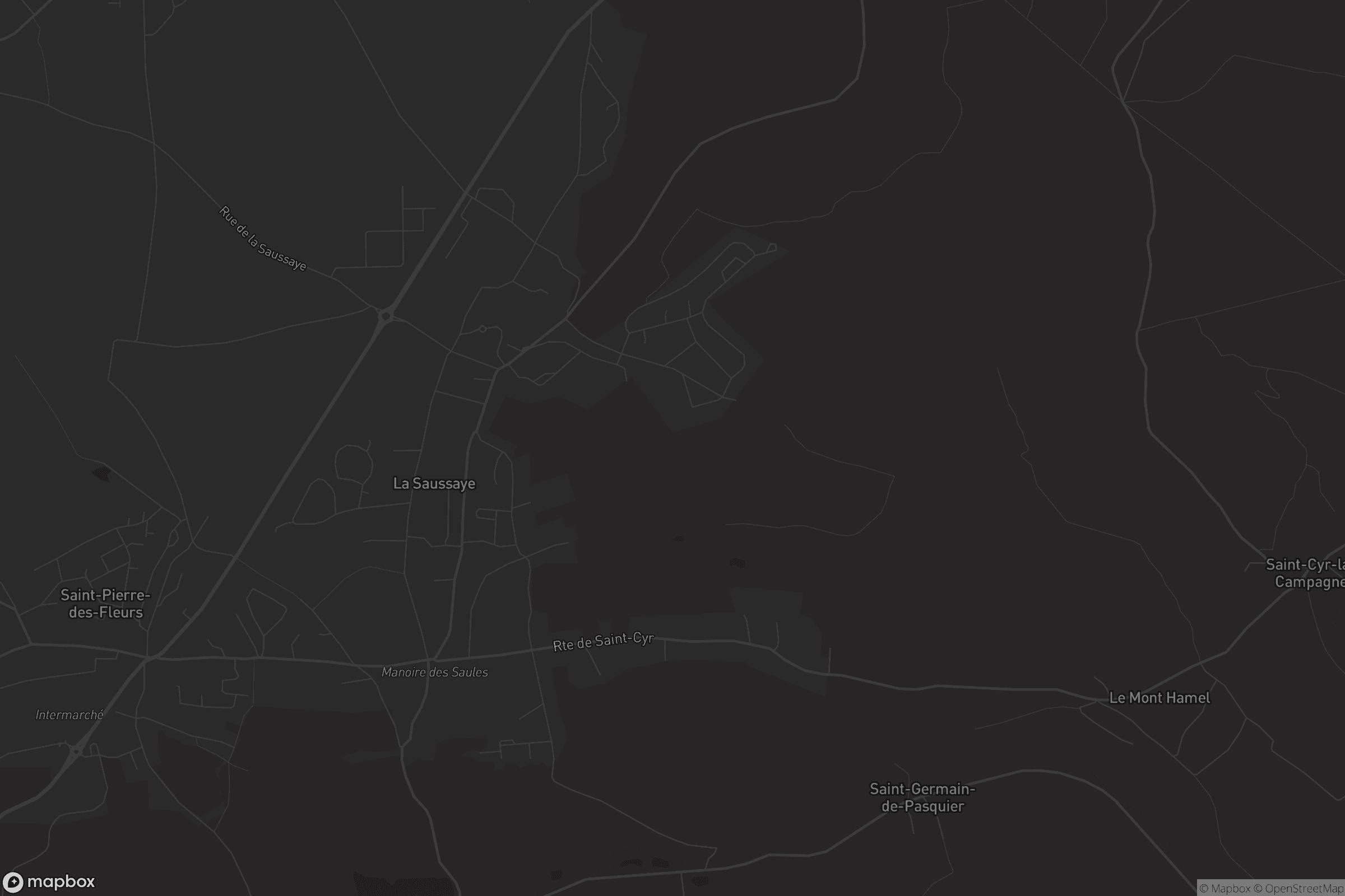 Carte de La Saussaye