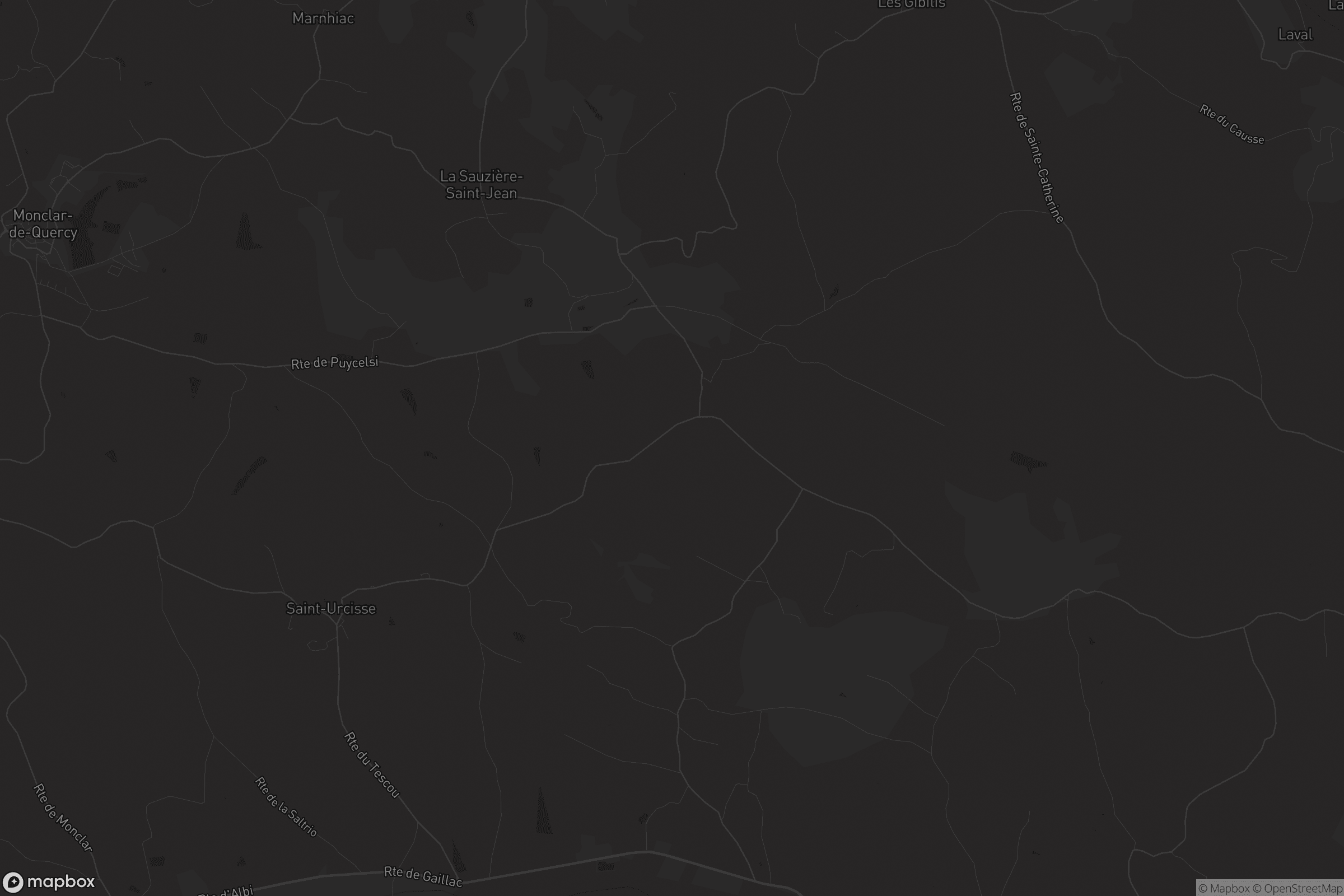 Carte de La Sauzière-Saint-Jean