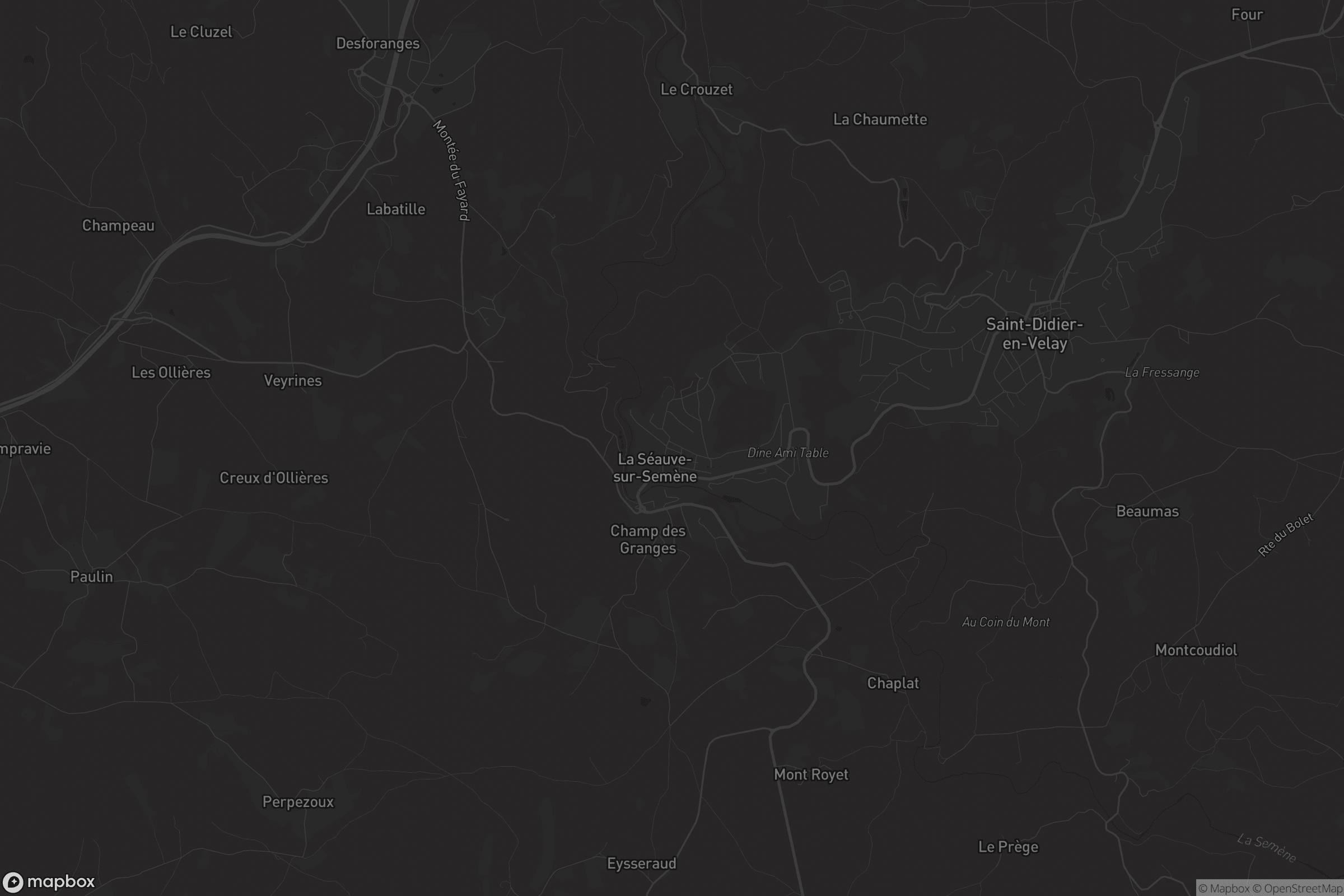 Carte de La Séauve-sur-Semène