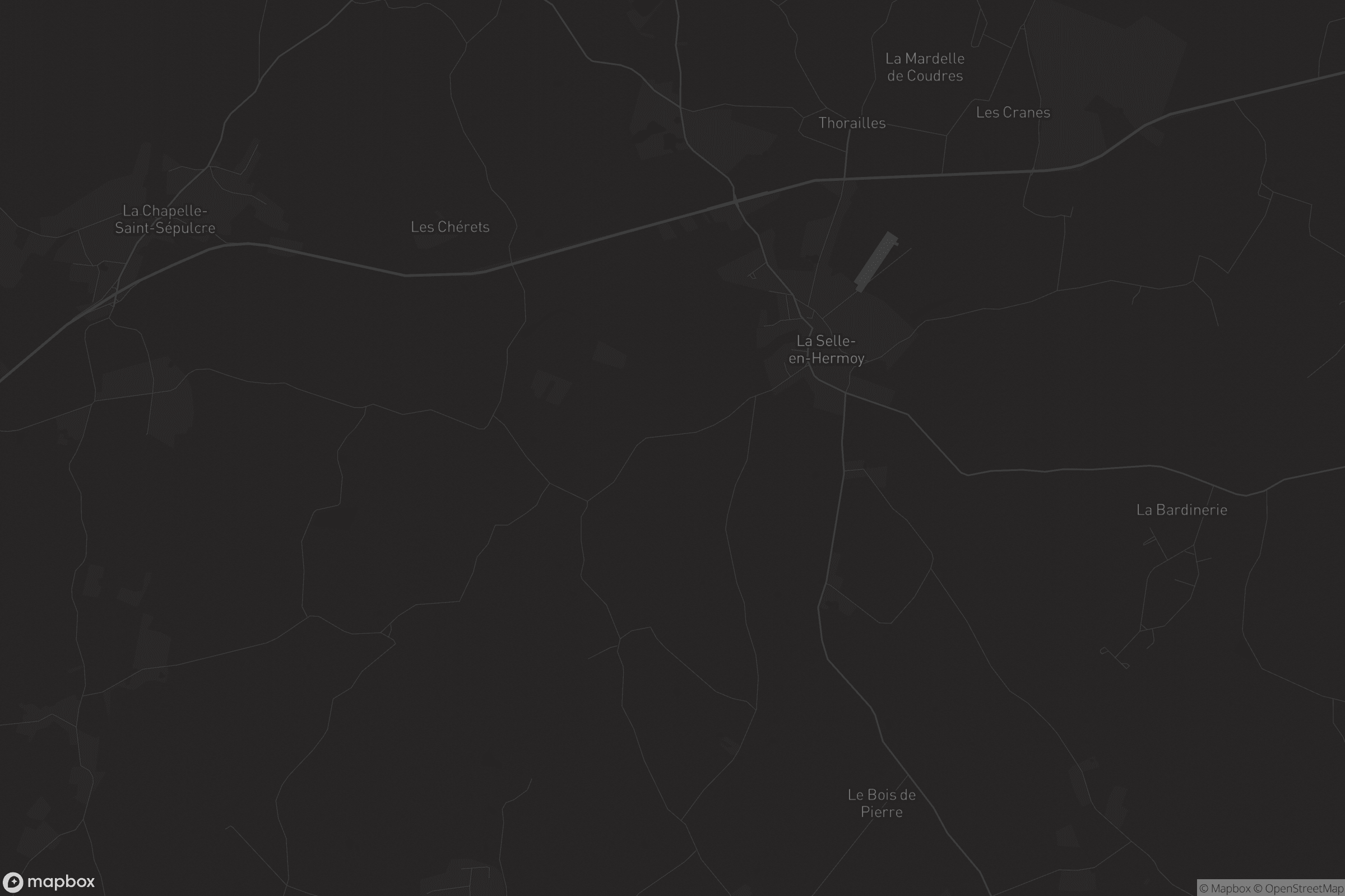 Carte de La Selle-en-Hermoy