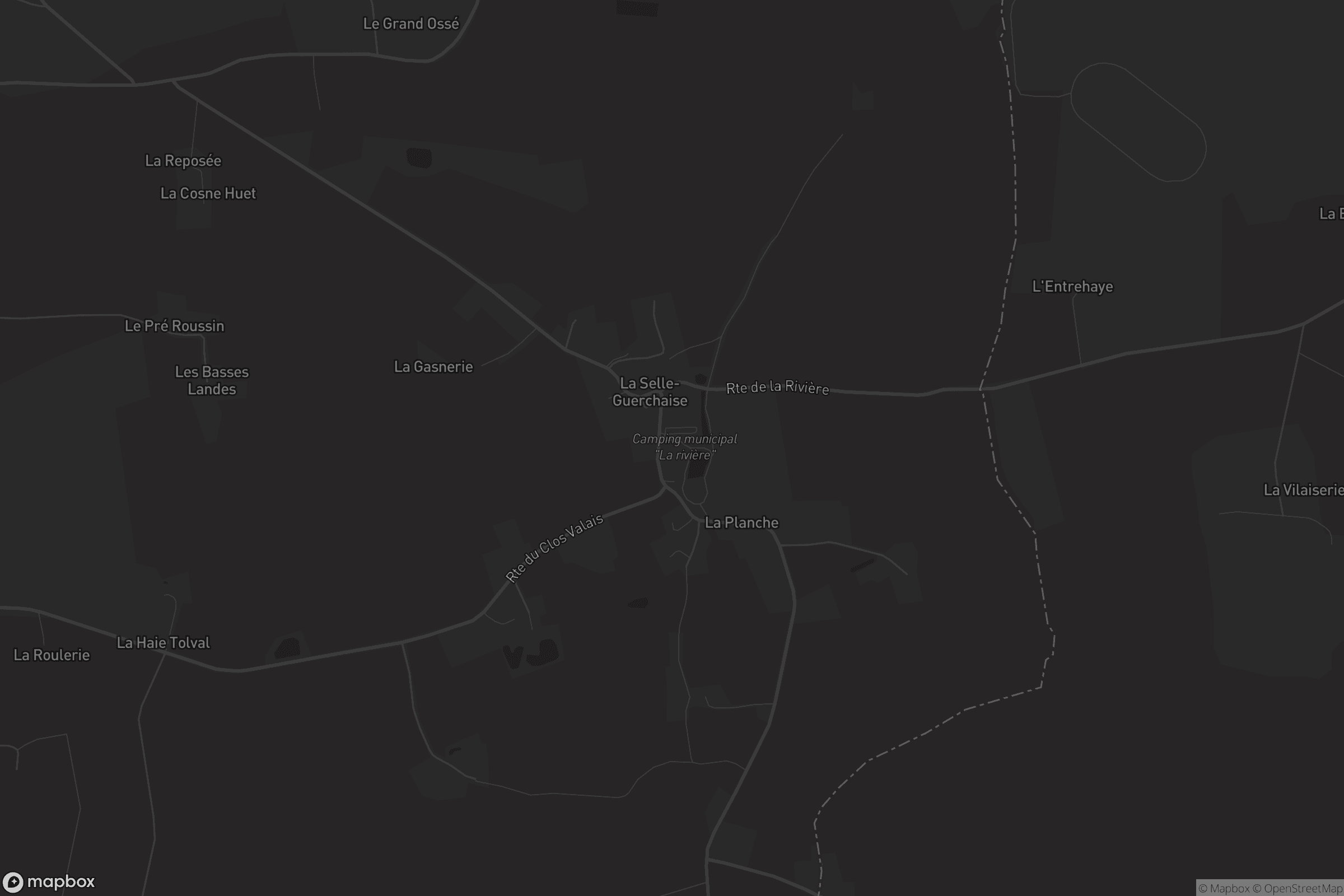 Carte de La Selle-Guerchaise