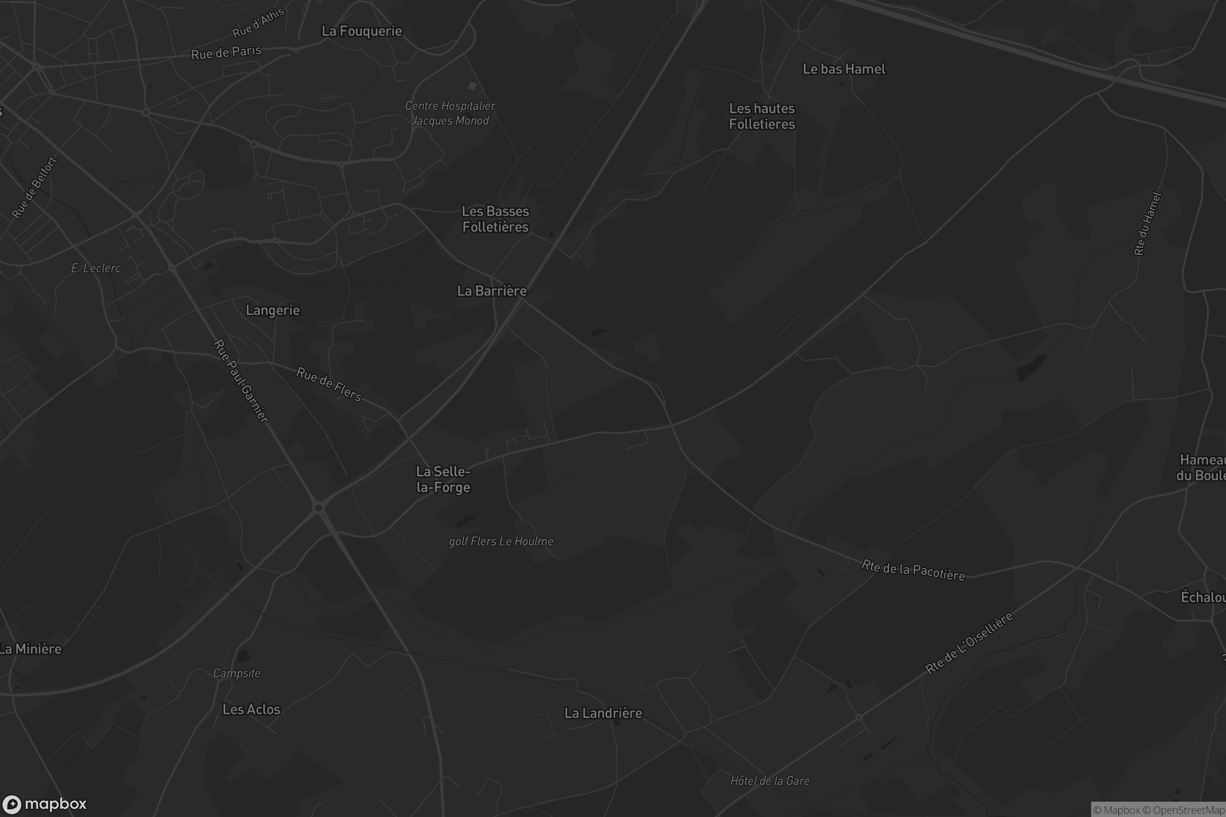 Carte de La Selle-la-Forge