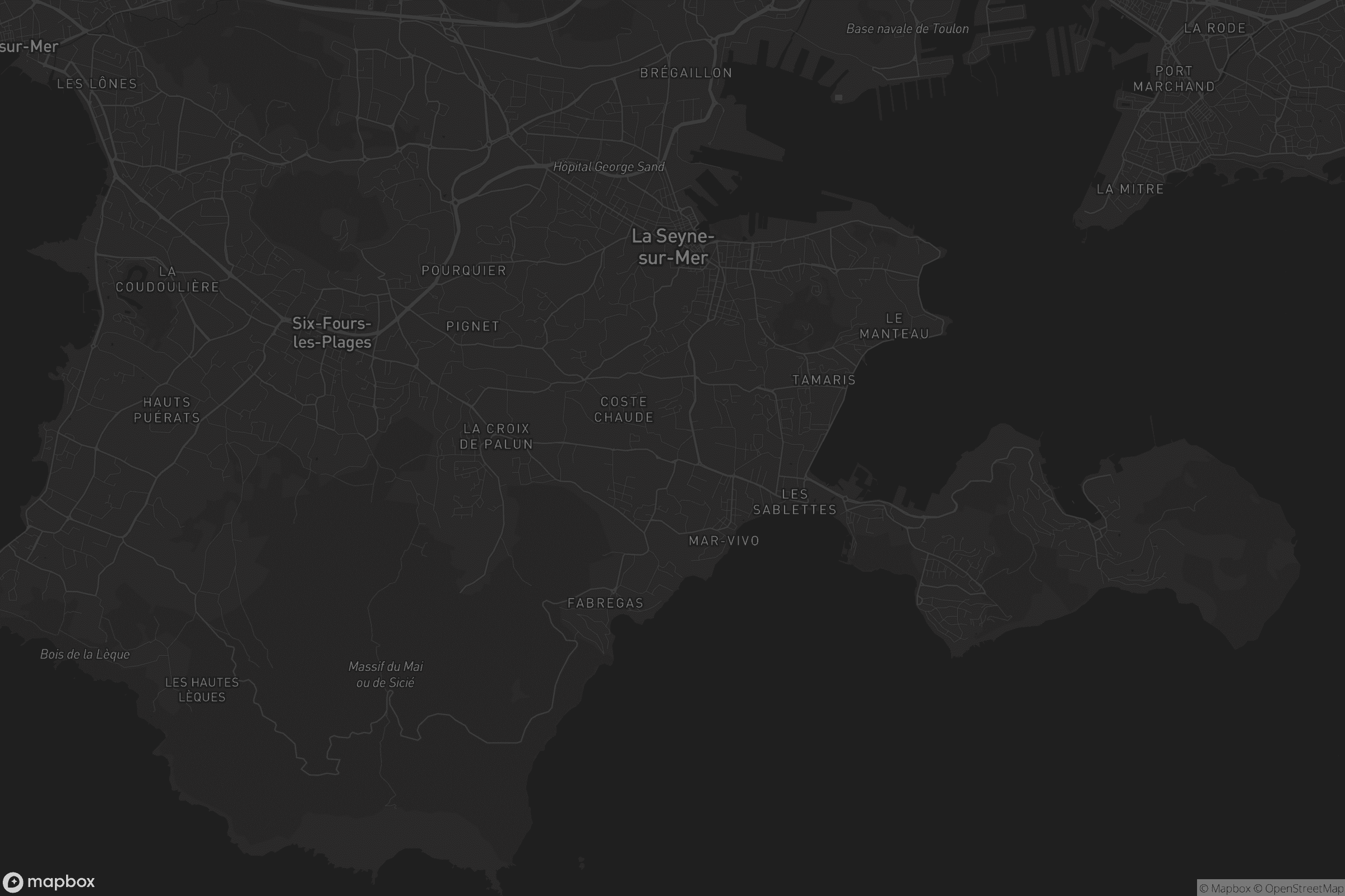 Carte de La Seyne-sur-Mer