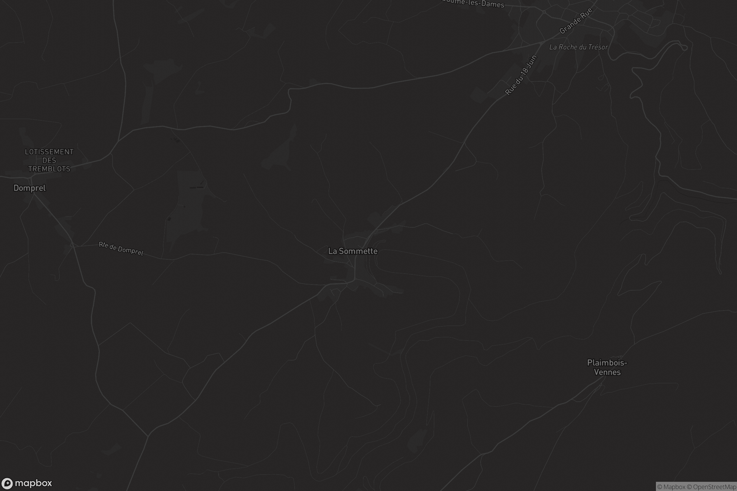 Carte de La Sommette