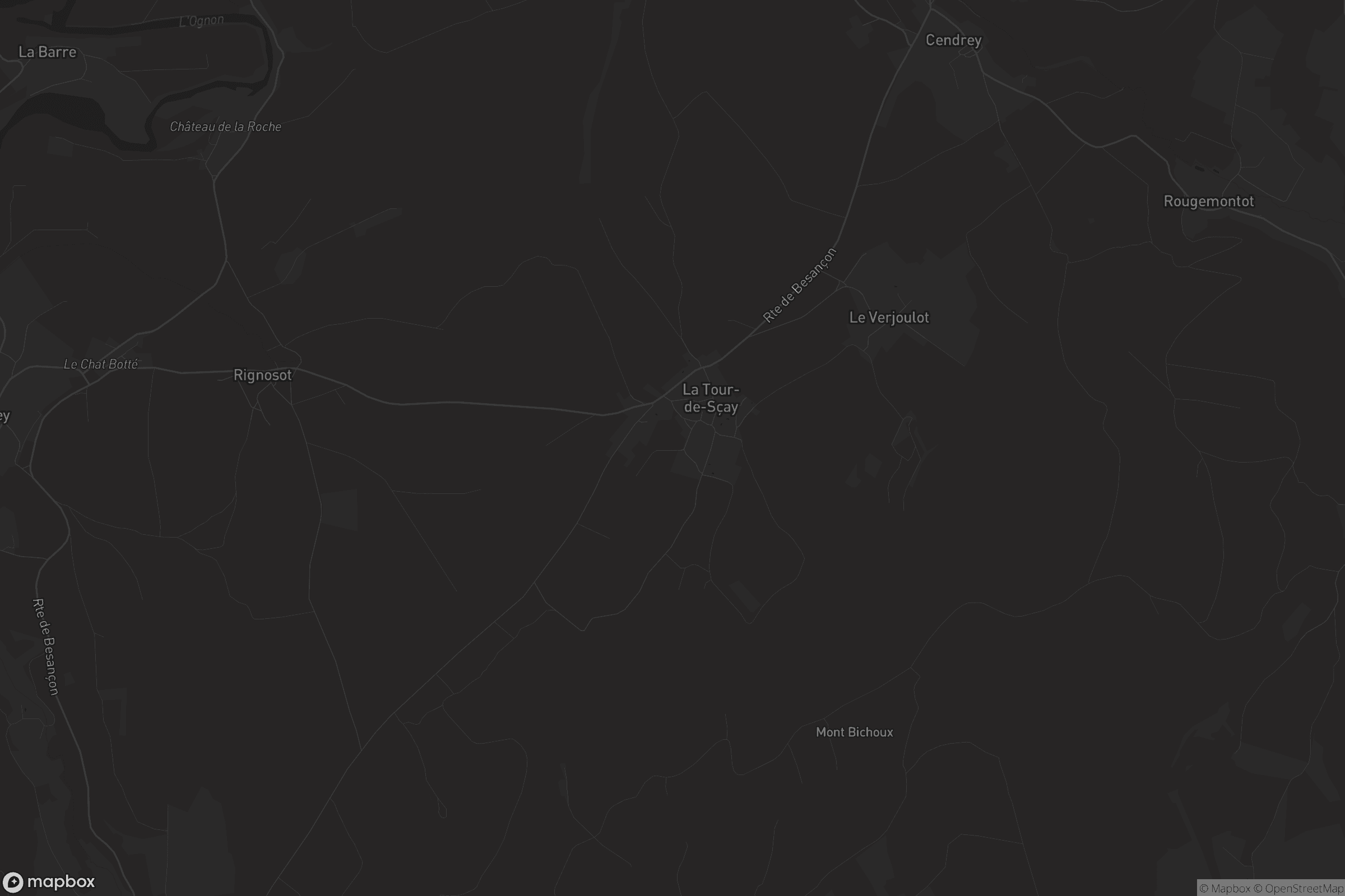 Carte de La Tour-de-Sçay