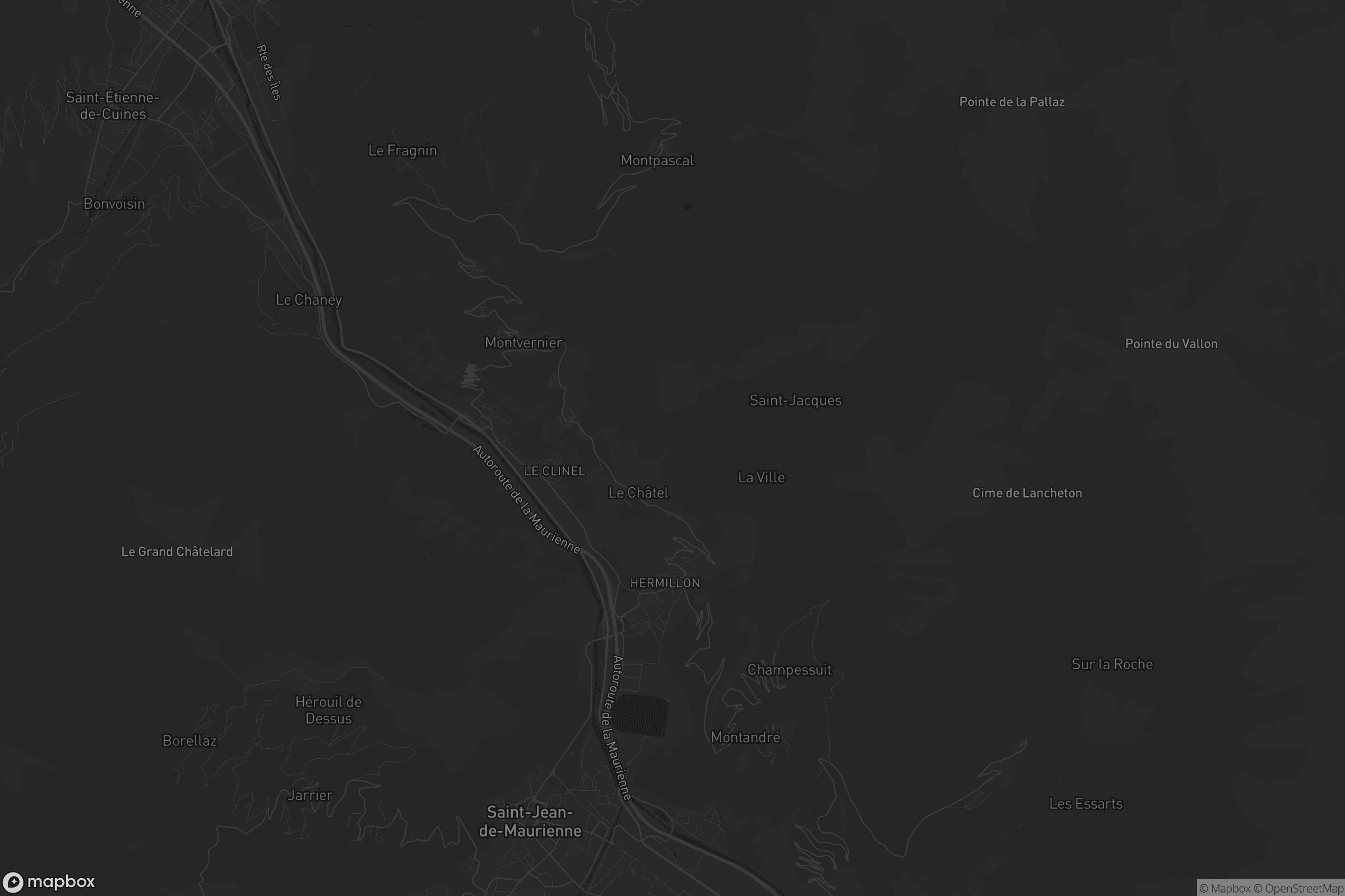 Carte de La Tour-en-Maurienne