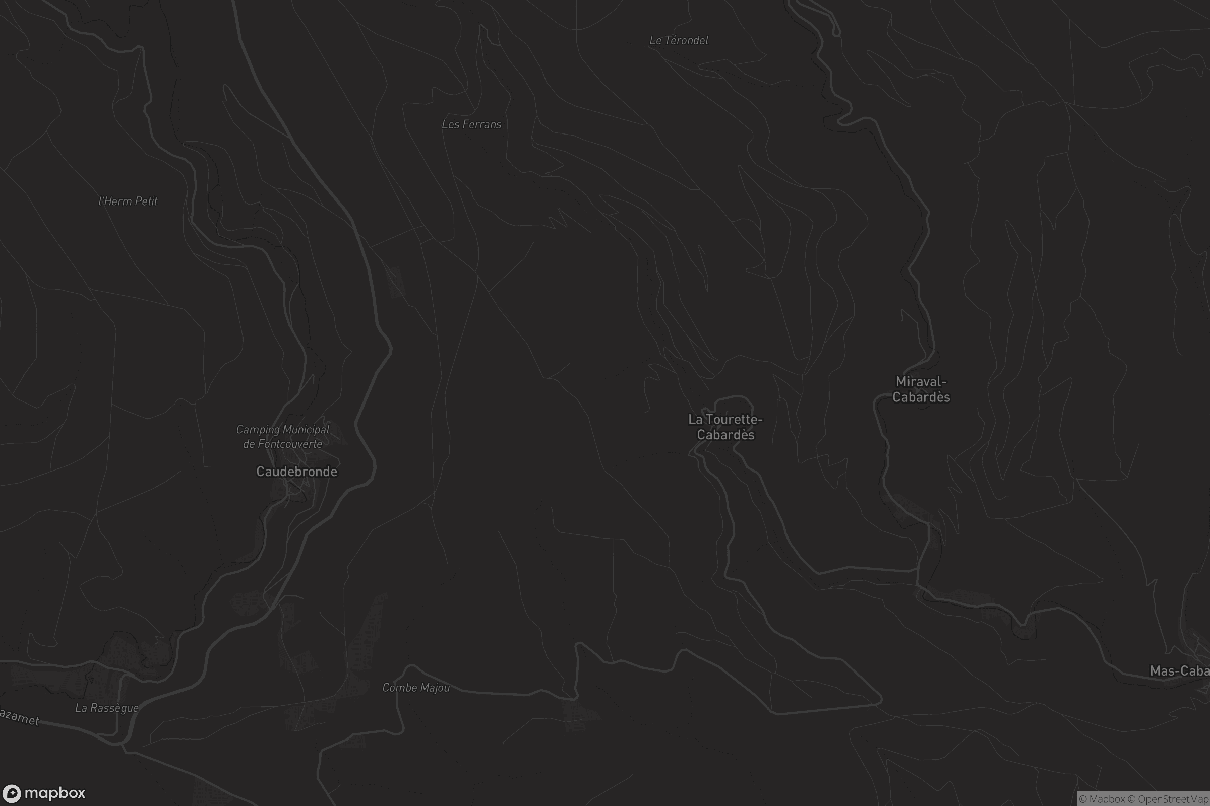 Carte de La Tourette-Cabardès