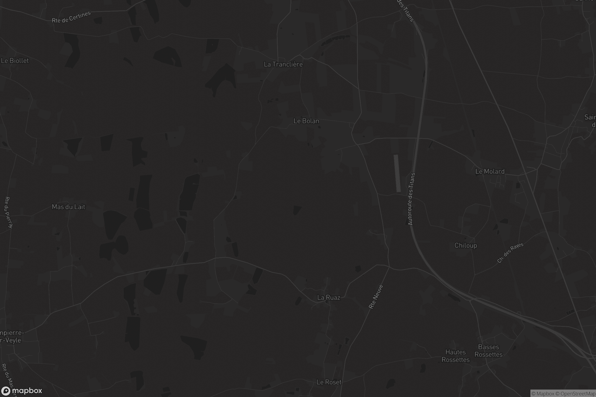 Carte de La Tranclière