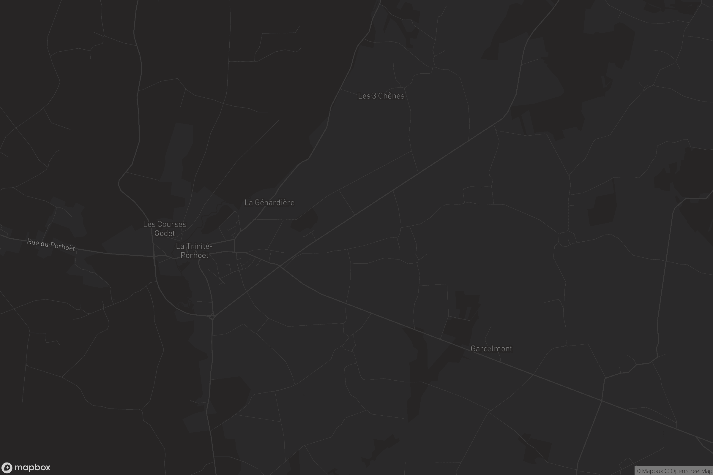 Carte de La Trinité-Porhoët