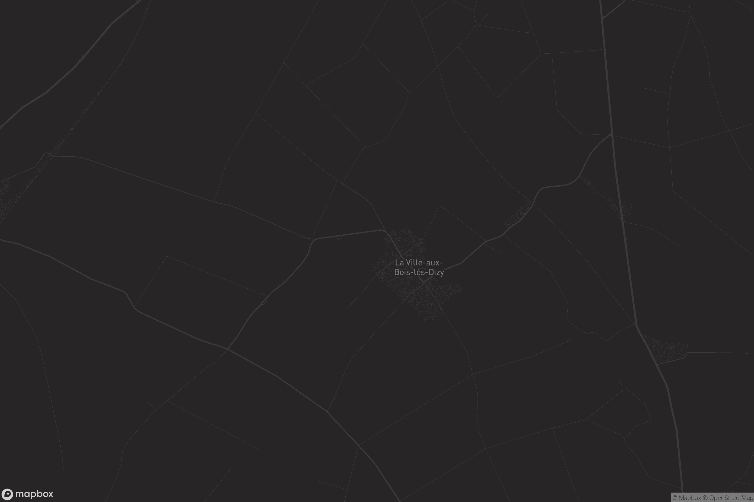 Carte de La Ville-aux-Bois-lès-Dizy