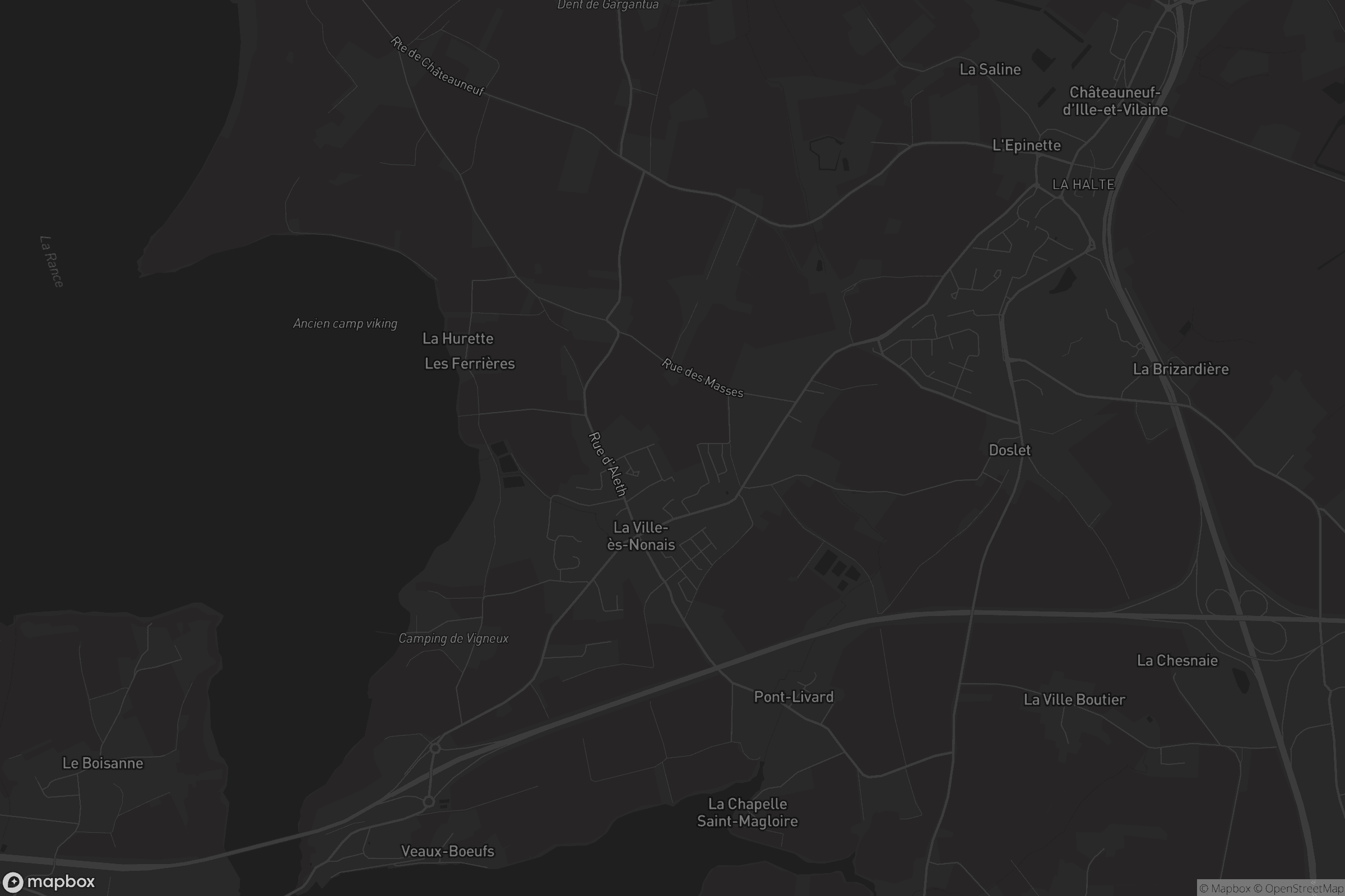 Carte de La Ville-ès-Nonais