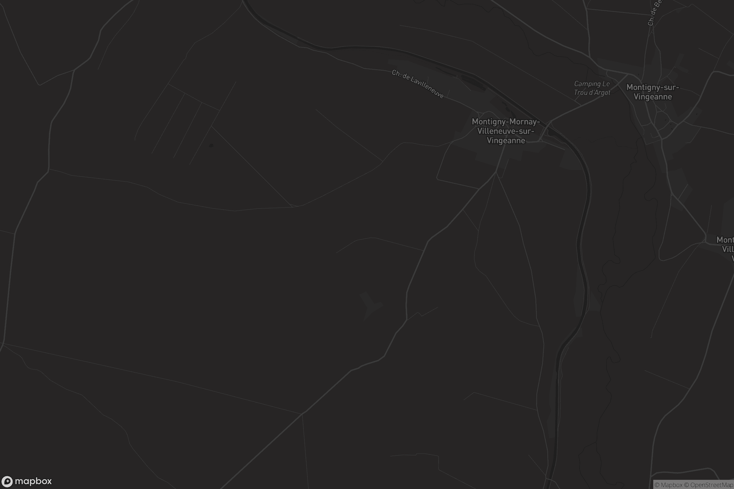 Carte de La Villeneuve-sur-Vingeanne