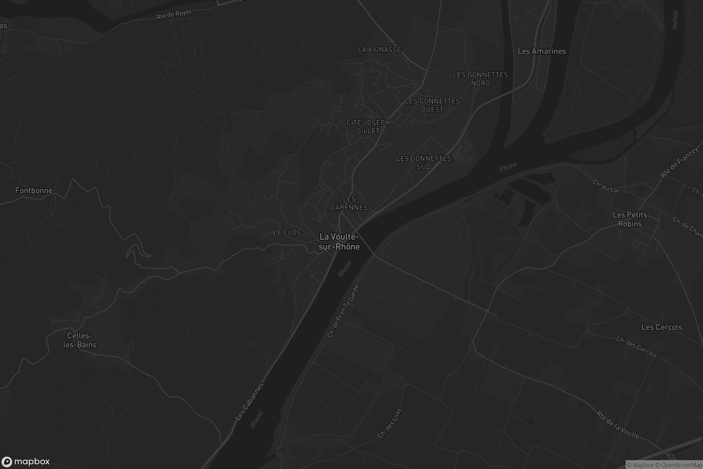 Carte de La Voulte-sur-Rhône