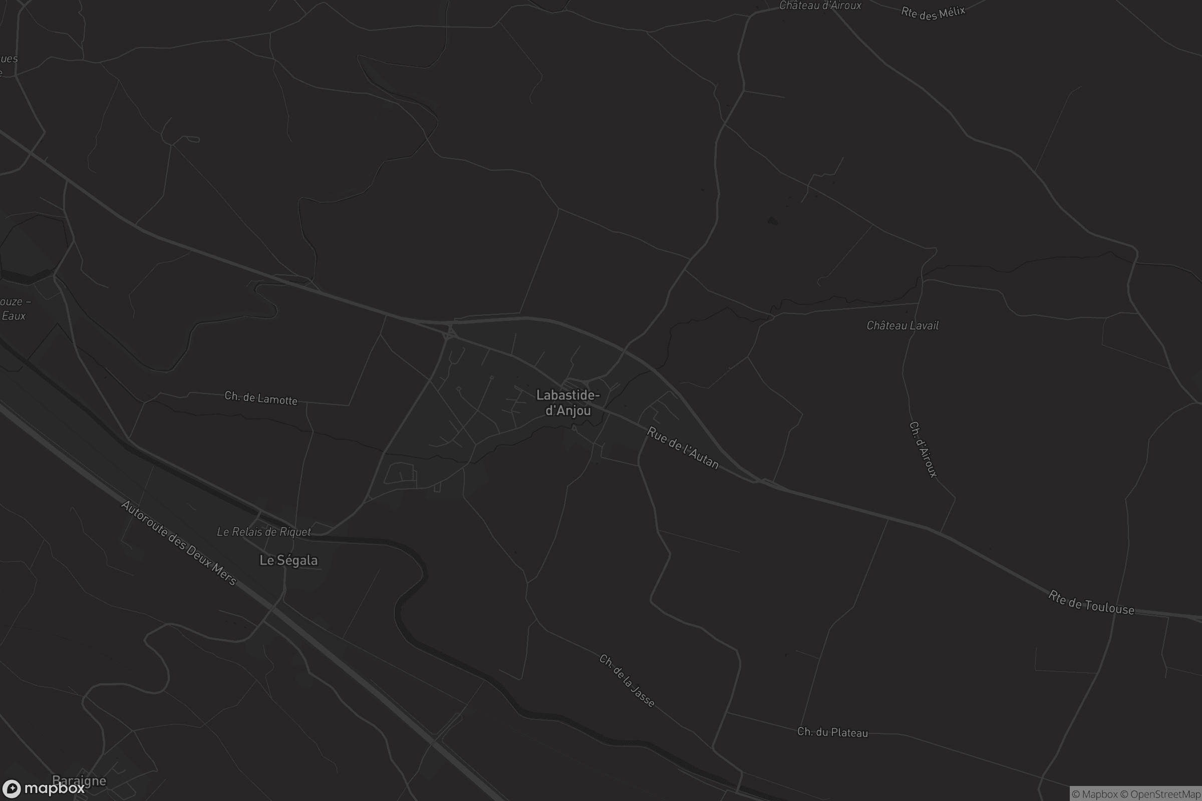 Carte de Labastide-d'Anjou