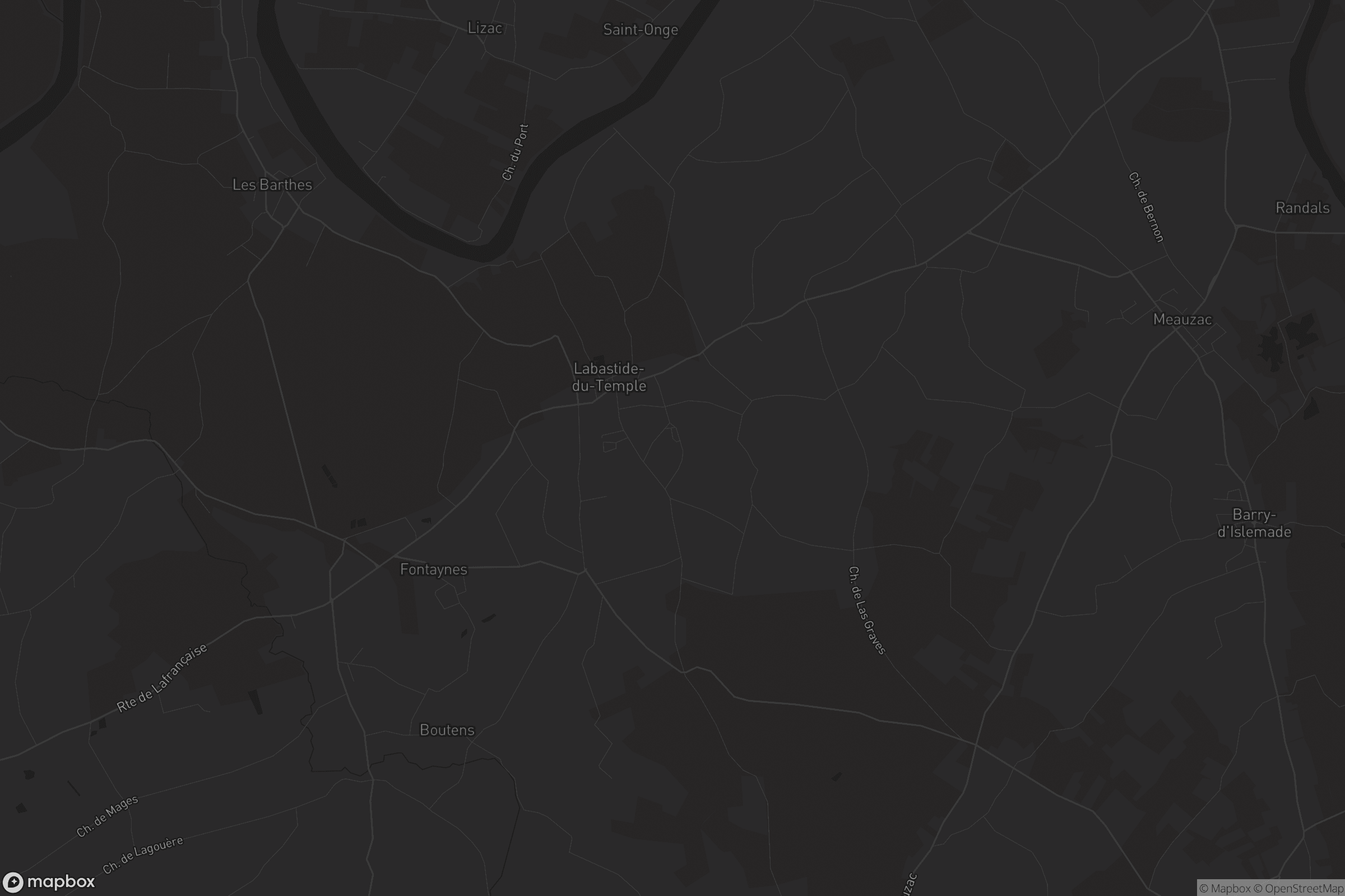 Carte de Labastide-du-Temple